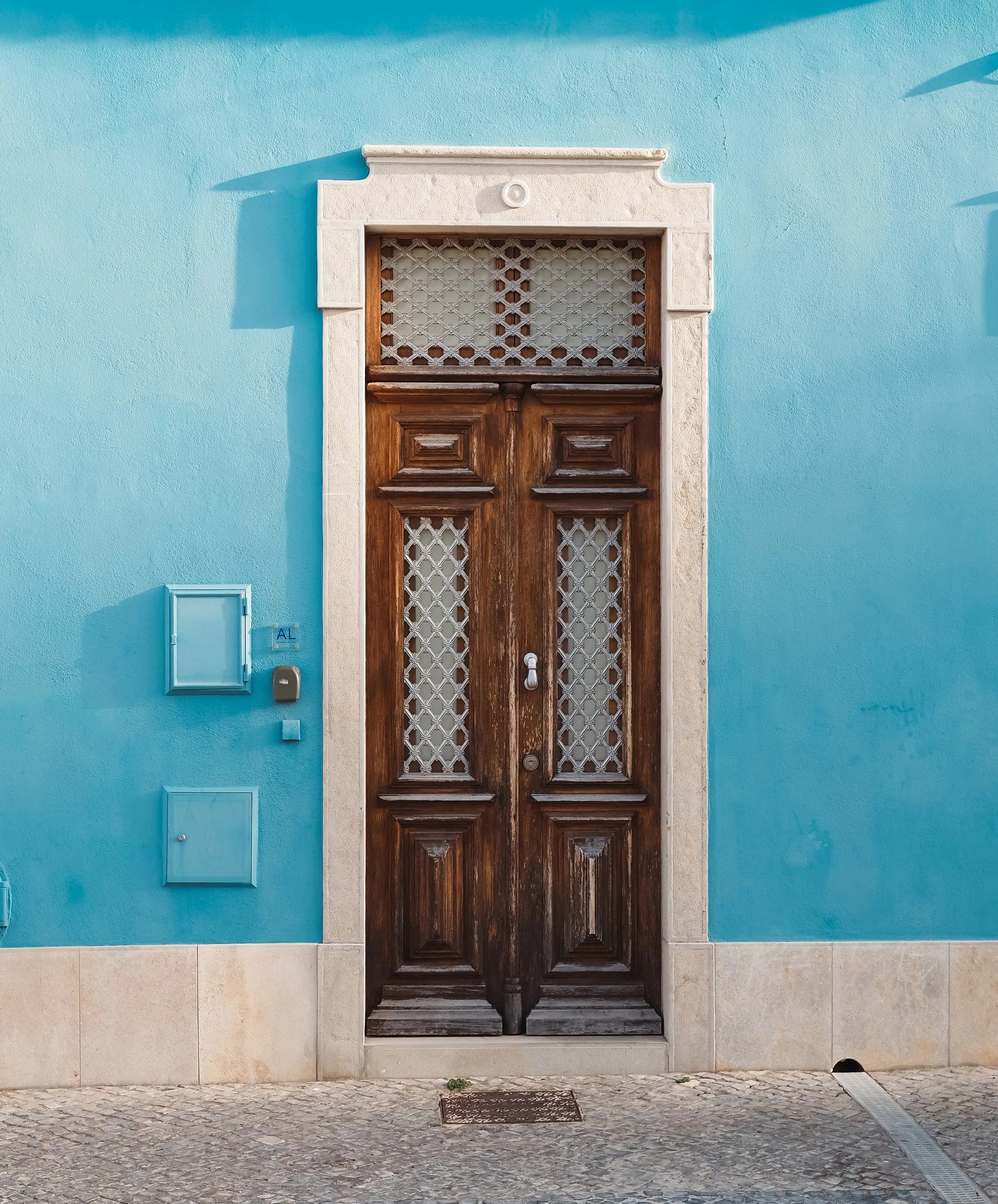 Framed by Blue