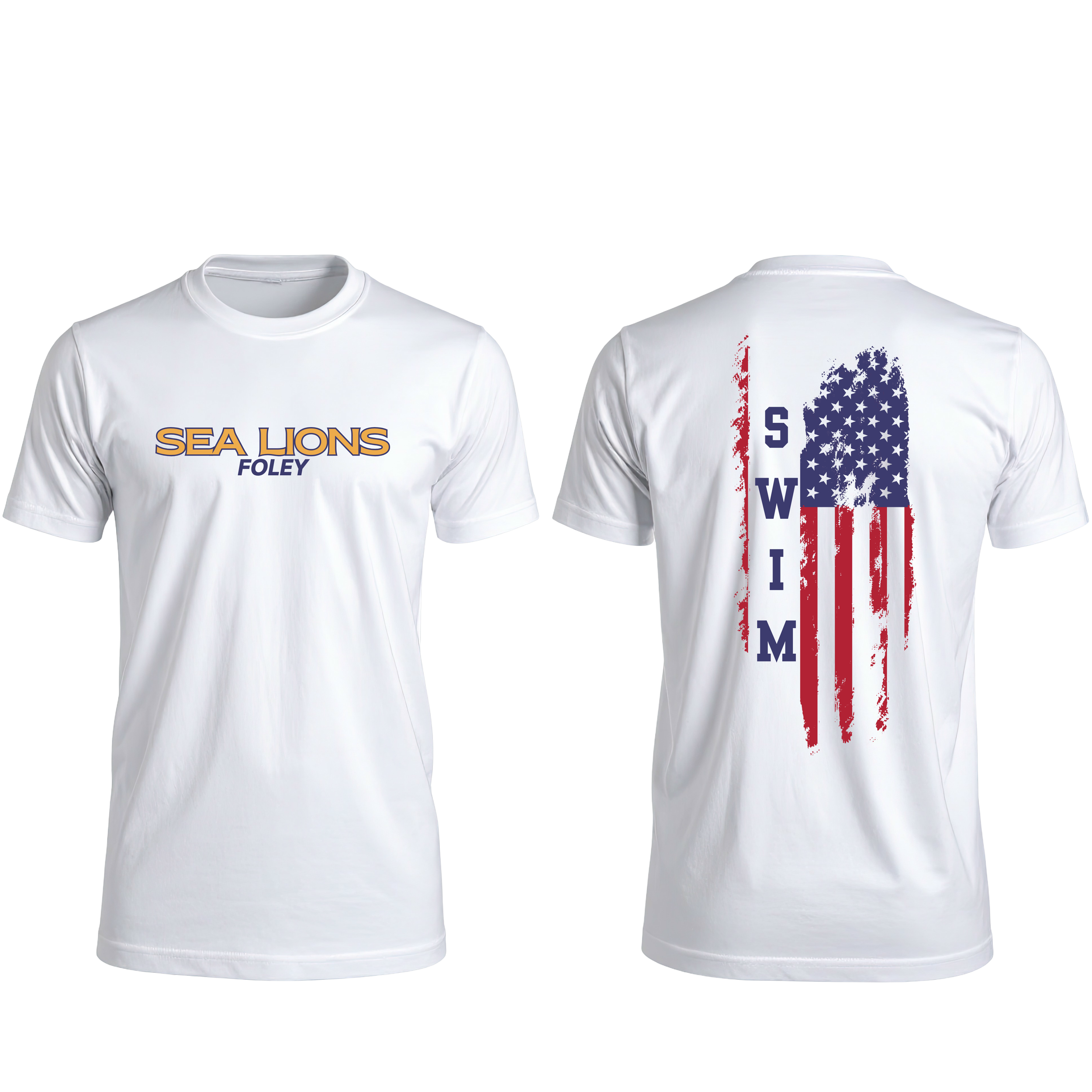 Foley Swim Team Patriotic