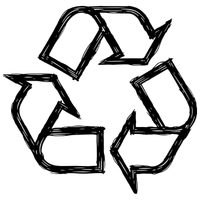 Silhouette of trees against a dark night sky with stars