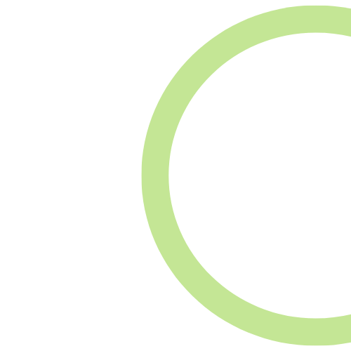A simple illustration of a green partially completed circle and the letter "C" in black.