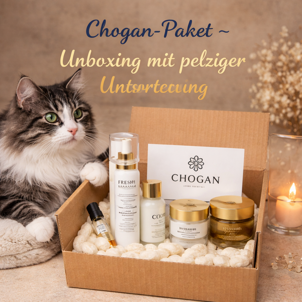 Chogan-Paket – Unboxing mit pelziger Unterstützung