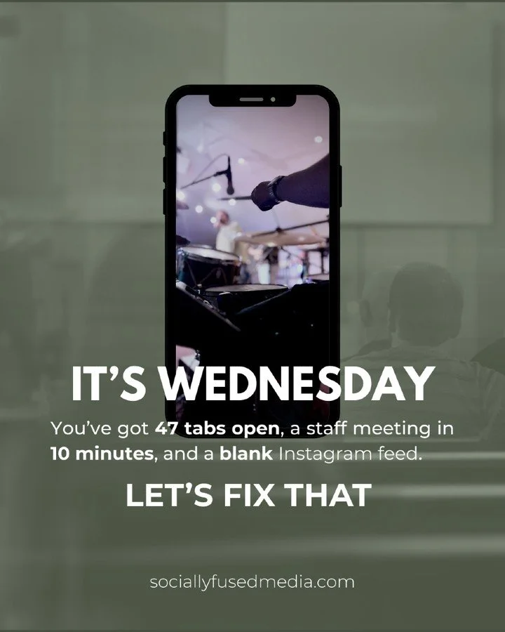 🛑 Wait... you didn't take any photos?

If your camera roll is empty, don't sweat it today but let&rsquo;s make sure it never happens again. You shouldn't have to be the Pastor AND the Photographer.

I&rsquo;ve got the tools to help you automate this