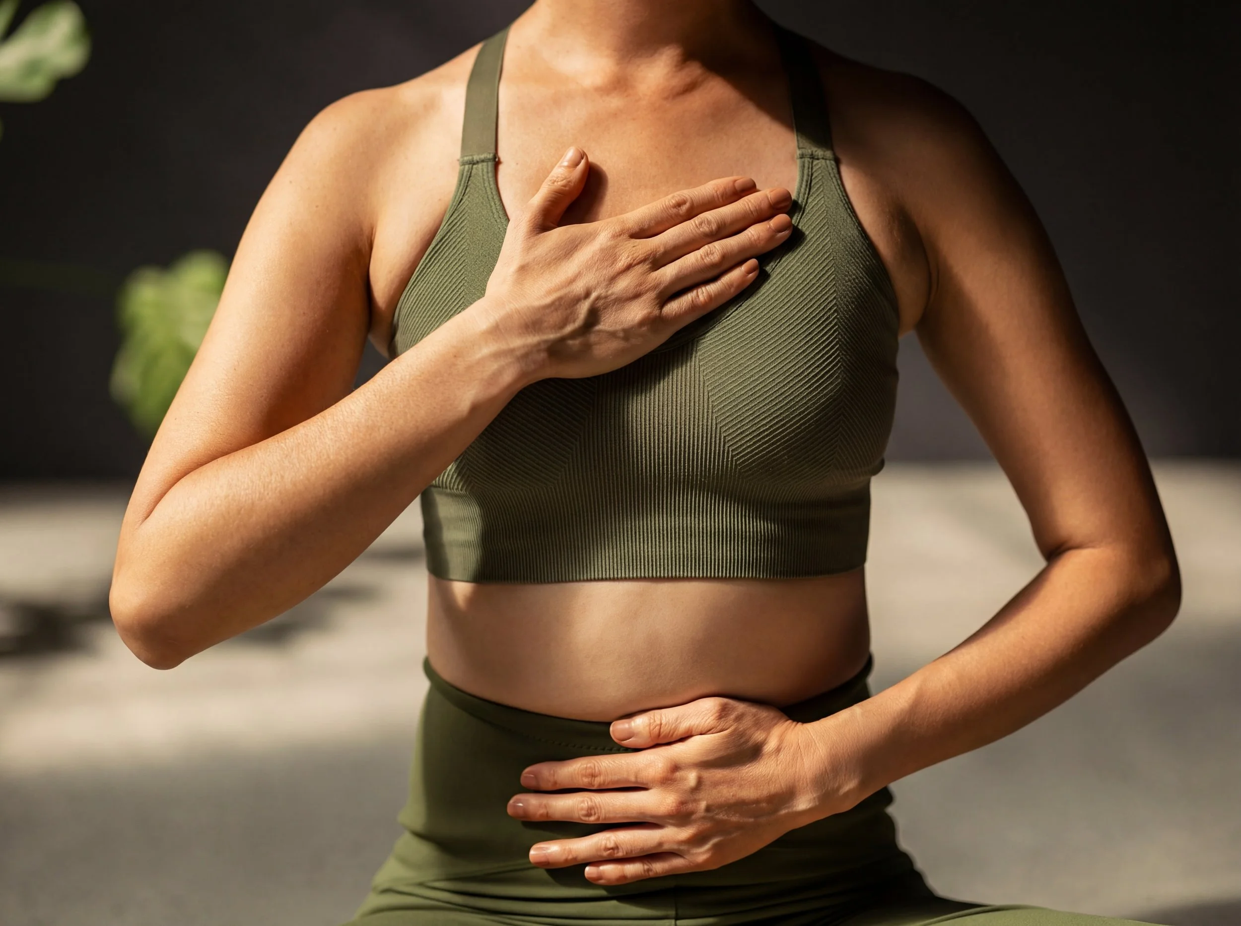 breathing, green, pilates