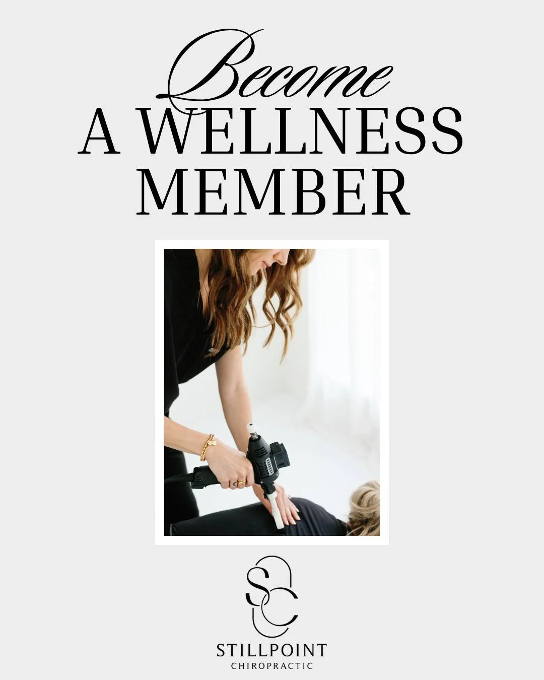 ✨ The Wellness Membership is here ✨

Consistent care shouldn't feel out of reach. It should feel like a lifestyle.

For just $99/month, you'll receive:
▪2 Standard Adjustments
▪1 Cupping Therapy Session
▪Additional Visits for only $40
▪20% off all su