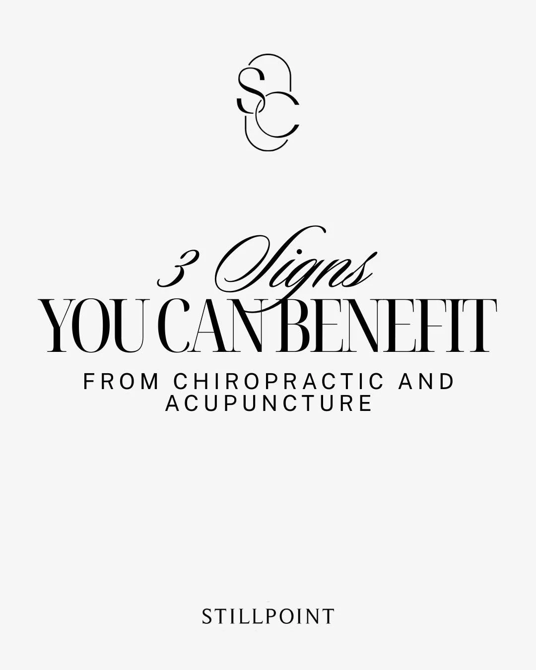 If you checked even ONE box, you can benefit from chiropractic and acupuncture care. All three signs point to the same root cause: nervous system dysregulation. And nervous system regulation starts with brain-body balance.

Your short fuse isn't a ch