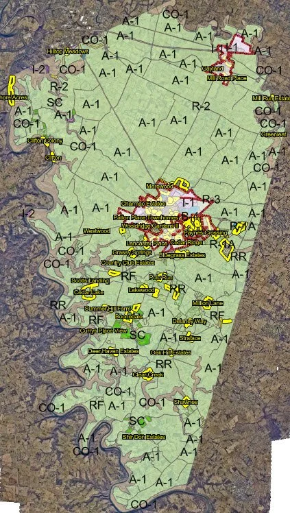 View with Subdivisions