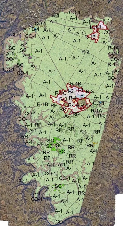 County both within City Limits & Outside City Limits