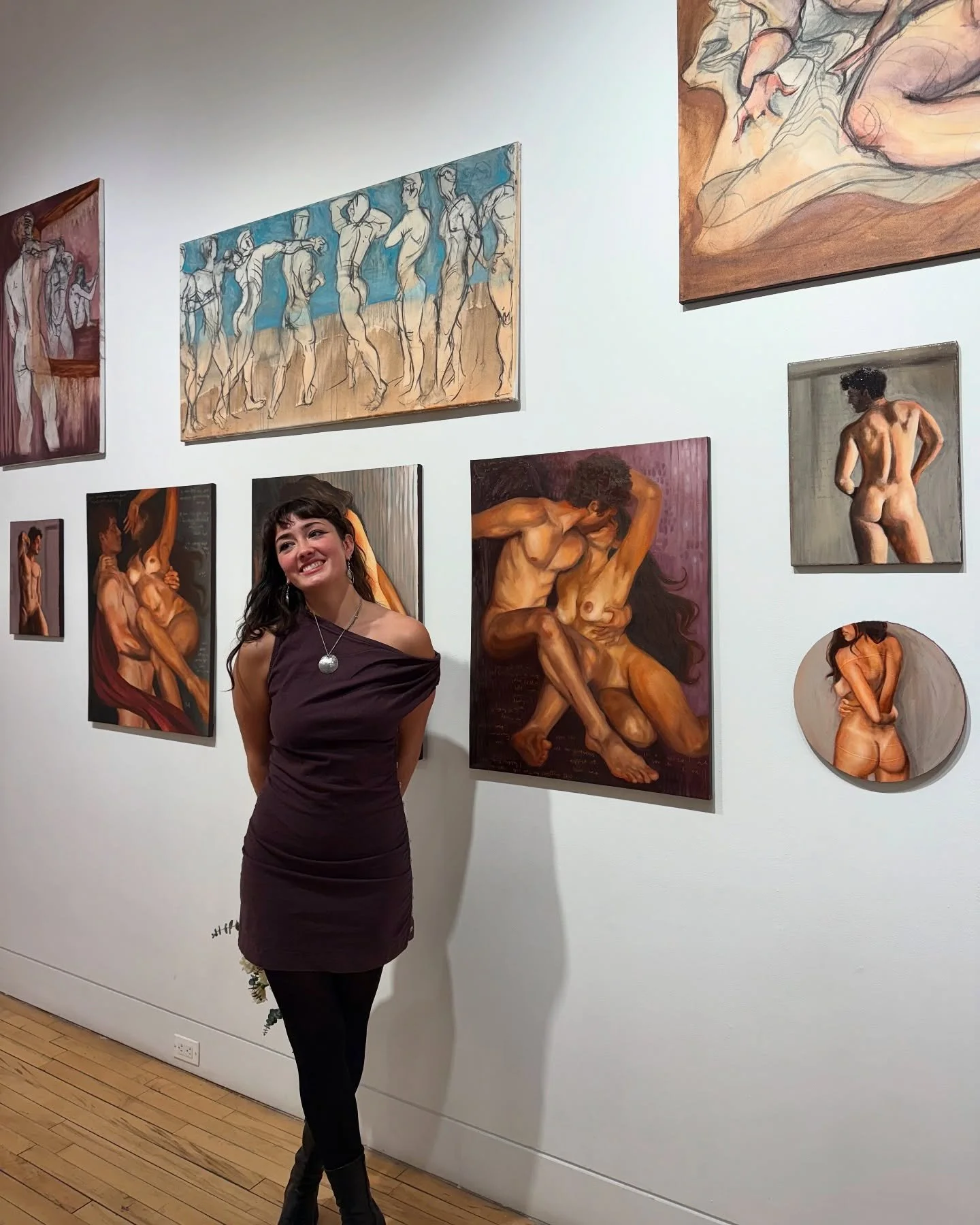 &amp;
jan 31 - feb 18 

reminiscing on this night feels so warm. so much love for my peers, im so proud of us and constantly grateful i get to share space with you all! grateful for our amazing curator kayla, for tom, for peter, for everyone in the v