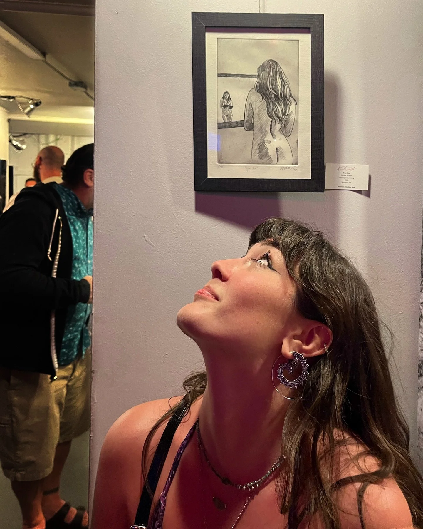 @nudenite in st.pete, march 13-15

had the wonderful pleasure of exhibiting my etching &lsquo;You See&rsquo; at @nudenite 2026! such a beautiful night of representing and uplifting the body. it was lovely to see so many different mediums, art forms, 