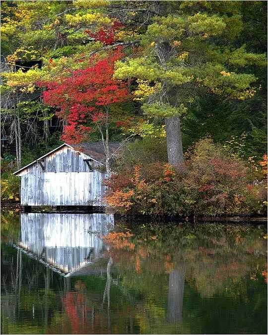 Boat House on Partridge Lake, NH
