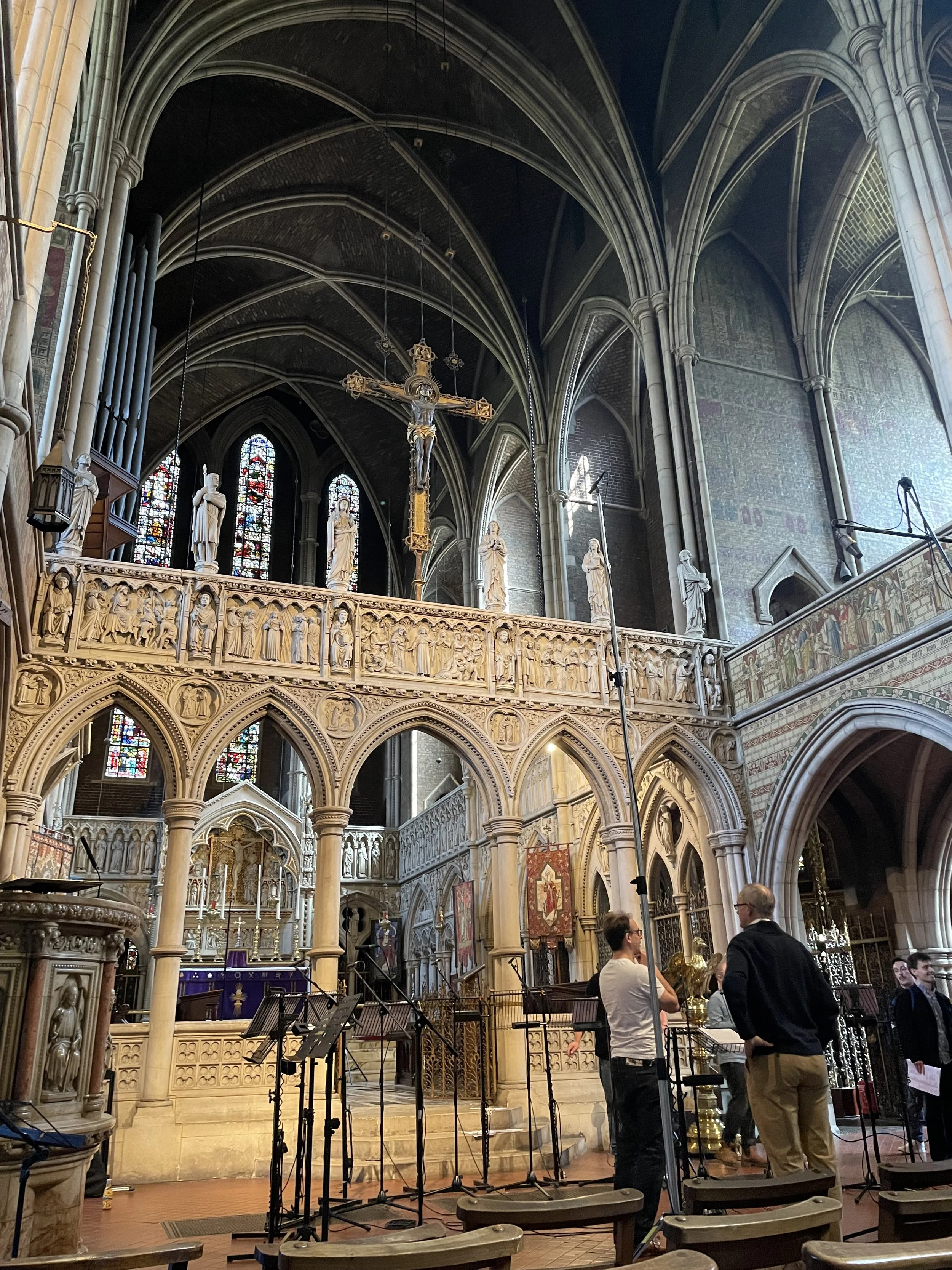 A recording of Andrew Downes choral works, David Trippett