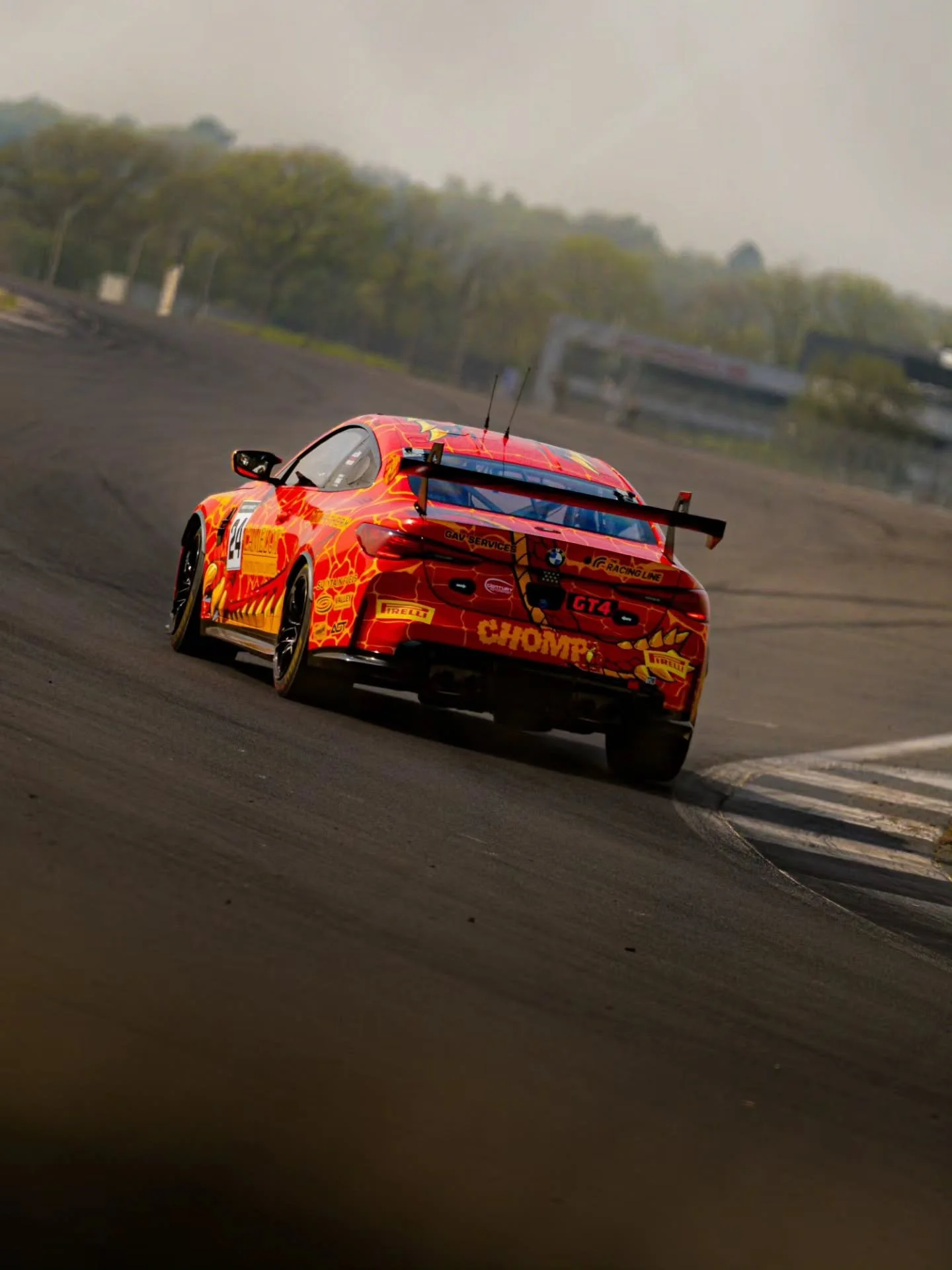 The @century_msport "Chomp" BMW M4 GT4 Evo finished just outside of the GT4 podium at Silverstone after an unfortunate puncture forced them into an unwanted pit stop. 

Drivers: @brandentempleton, @jack.collins.racing 

#motorsportphotograp