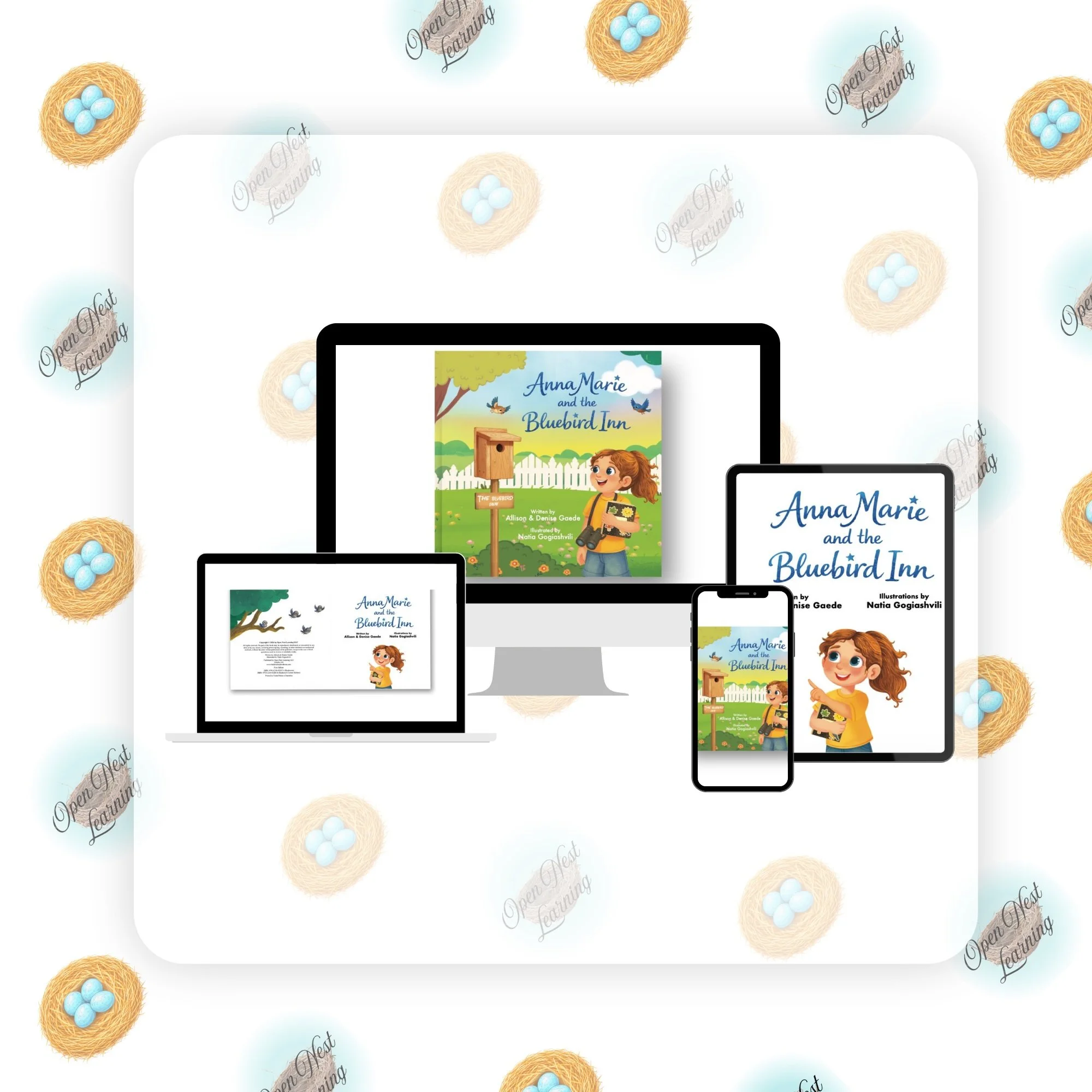 Anna Marie and the Bluebird Inn- Illustrated Children’s eBook + Read-along Audio Bundle