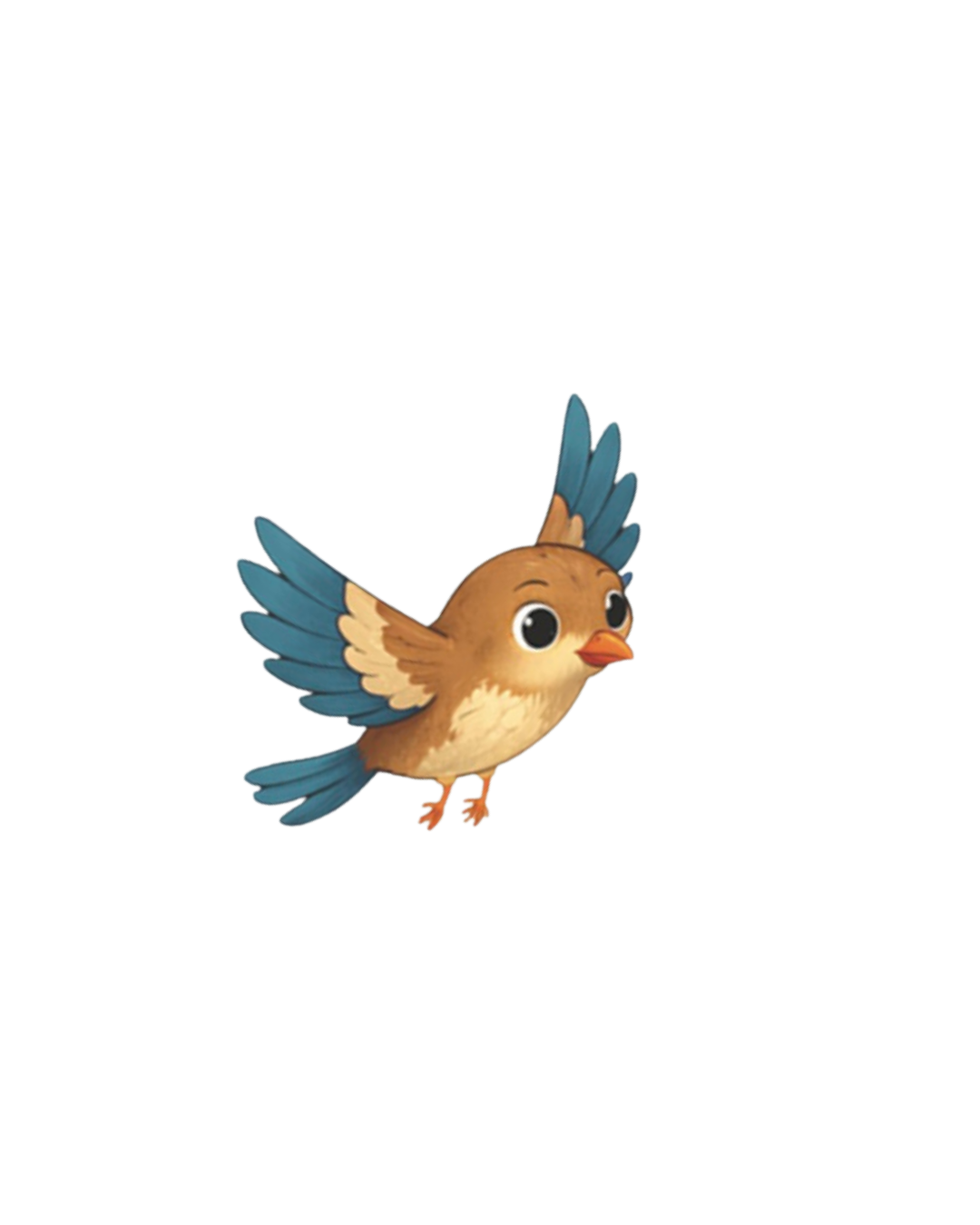 Eastern bluebird flying near nest box in backyard