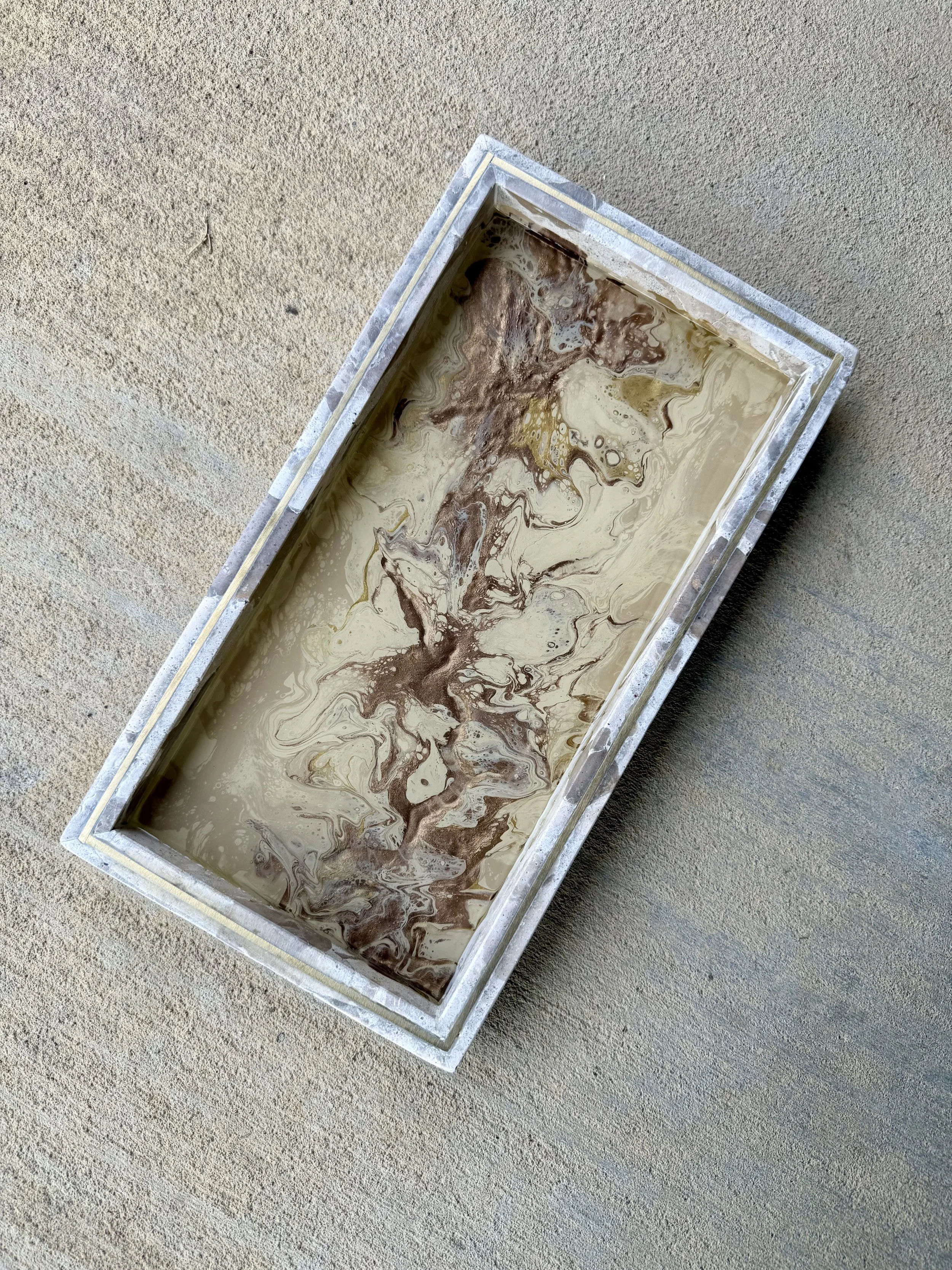 "Champagne Marble" - January 2025