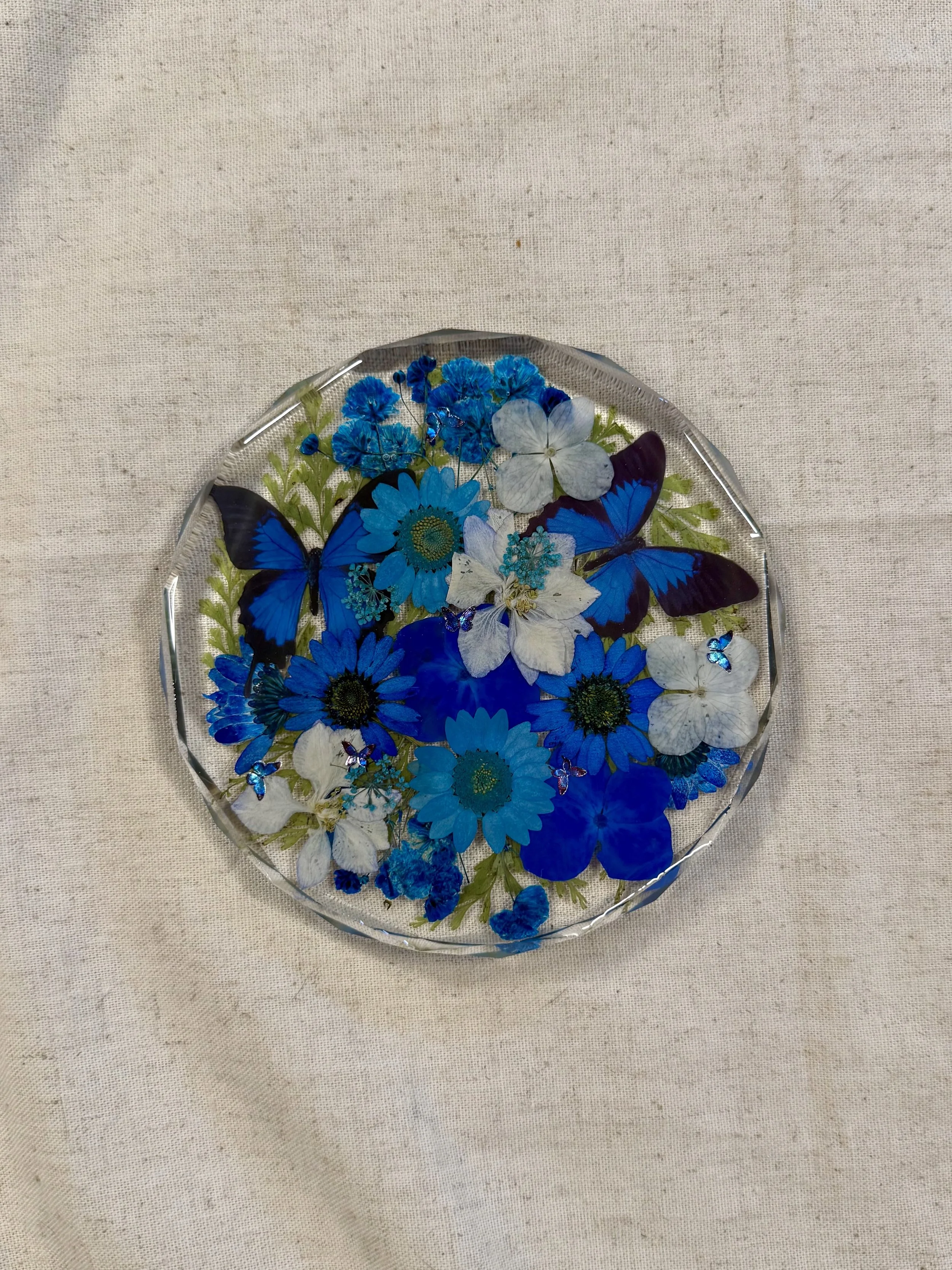 Pressed Blooms | Resin Floral Coaster