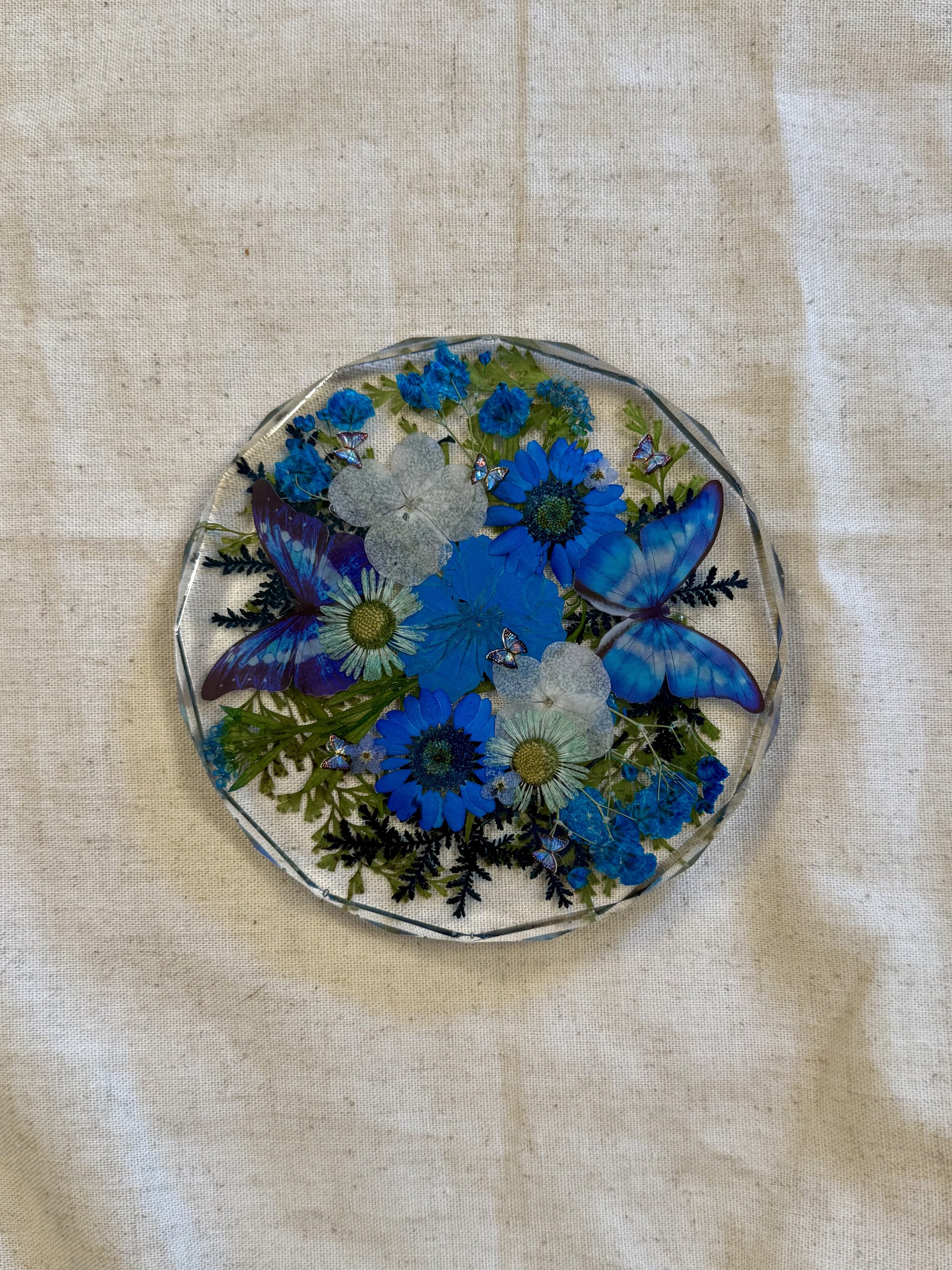Pressed Blooms | Resin Floral Coaster