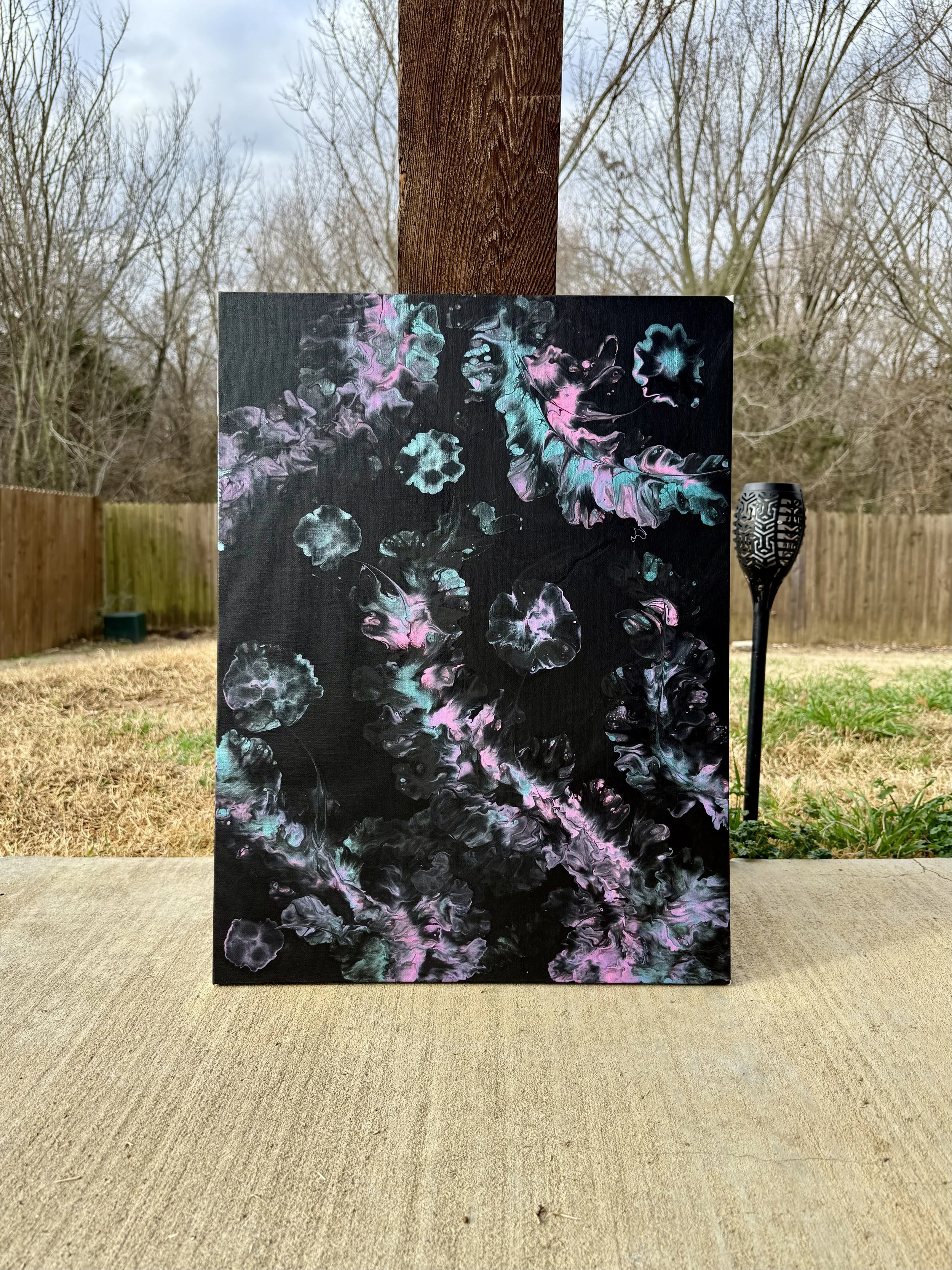 Dream Garden | Fluid Art Piece