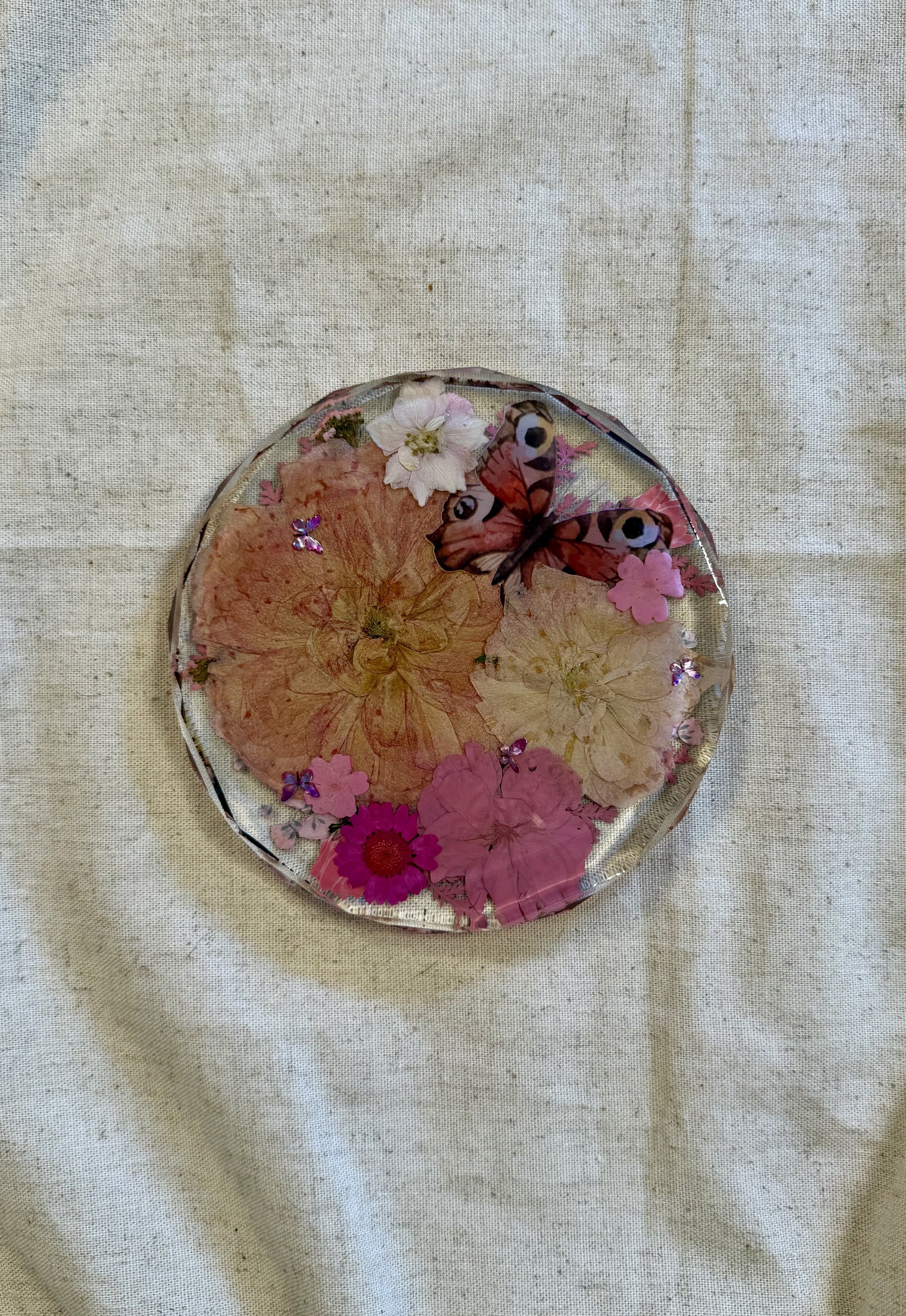Pressed Blooms | Resin Floral Coaster