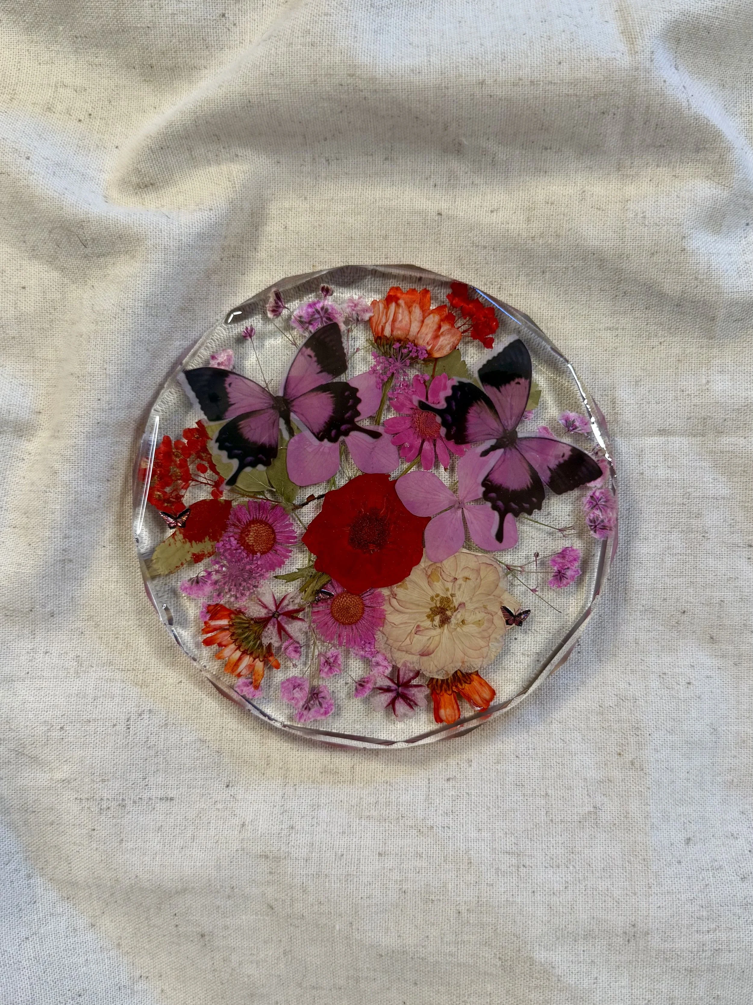 40 FLORAL RESIN COASTER (SIDE).jpg