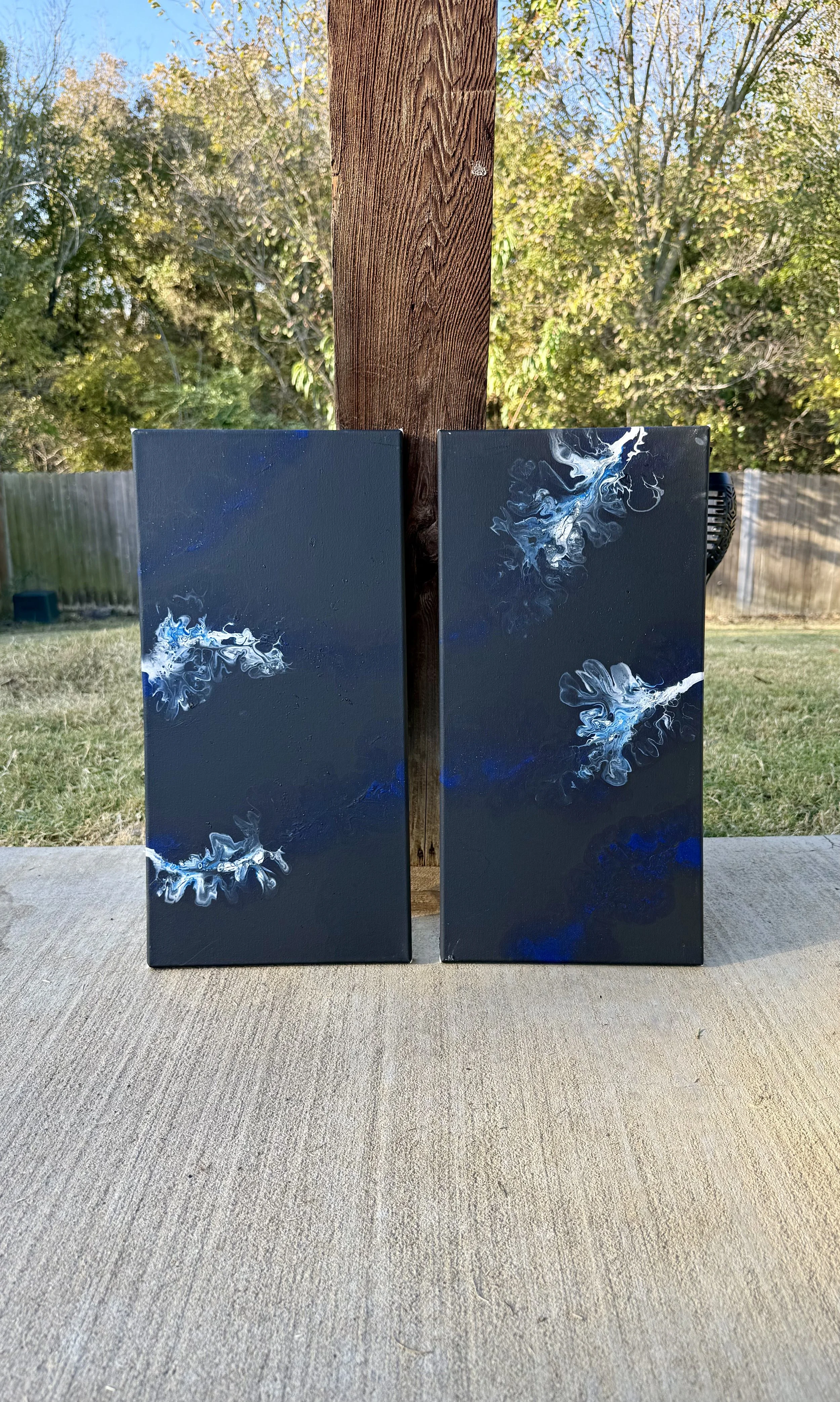 Silent Collision | Fluid Art Piece