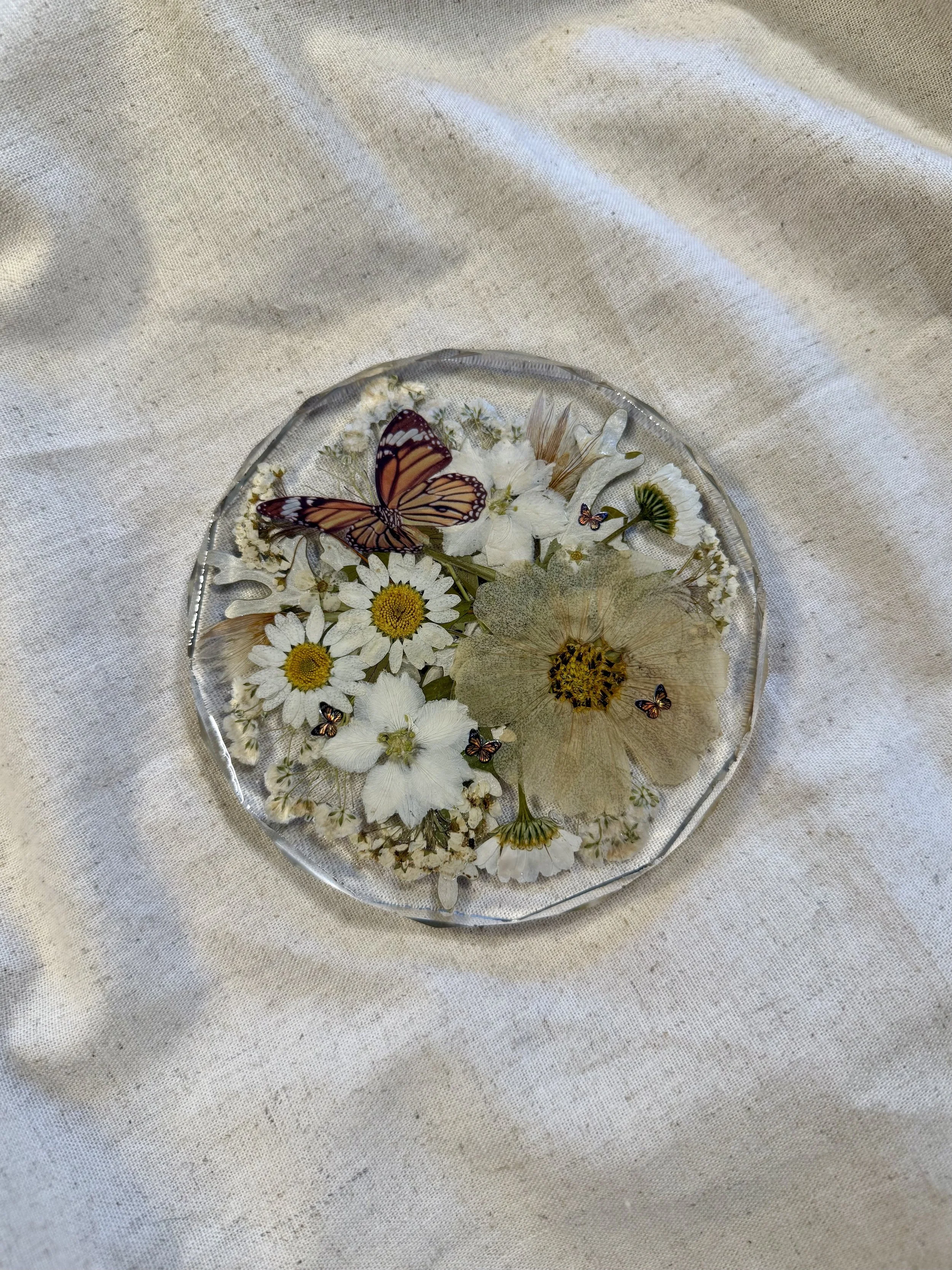 36 FLORAL RESIN COASTER (SIDE).jpg