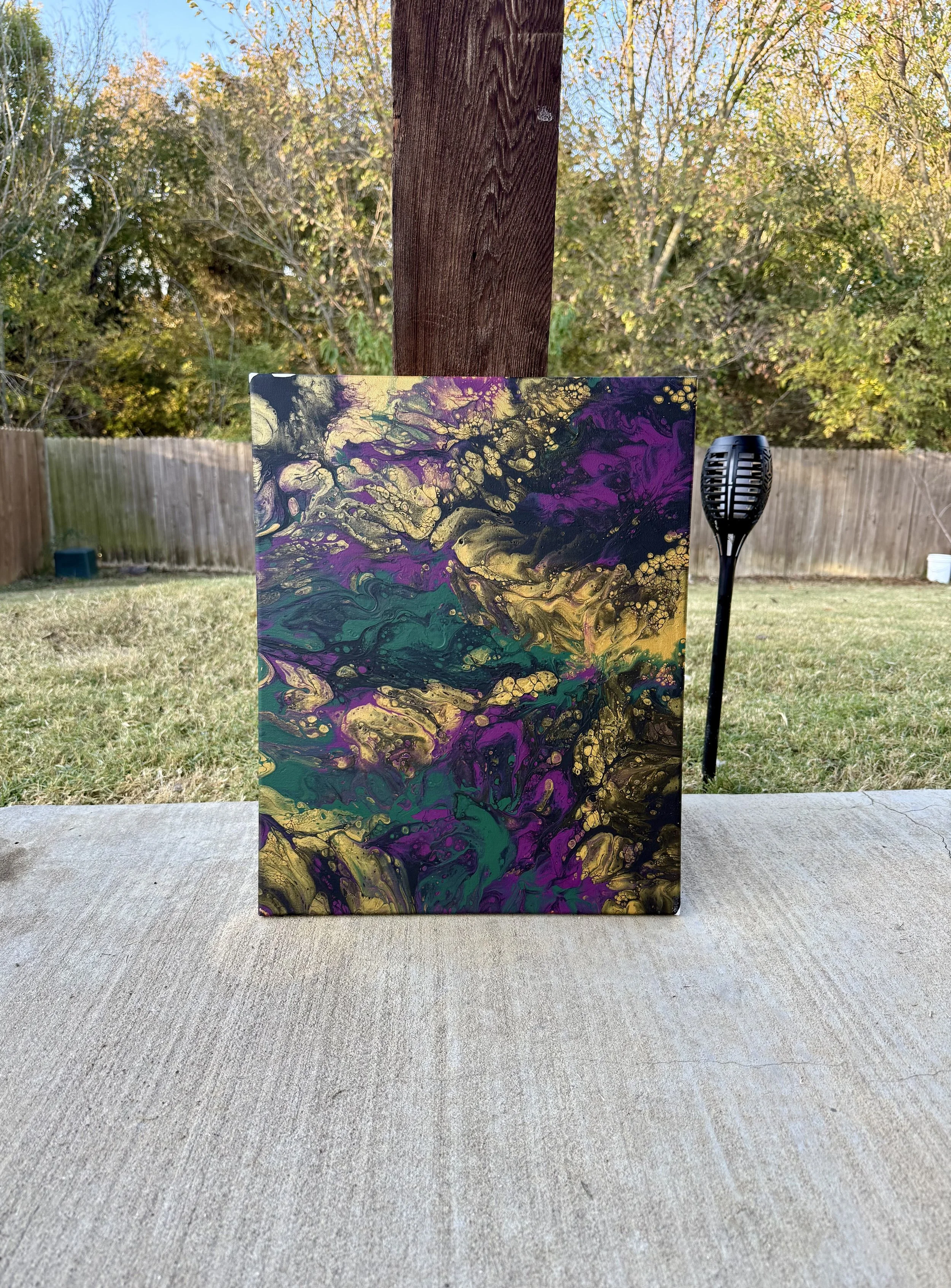 Royal Fusion | Fluid Art Piece