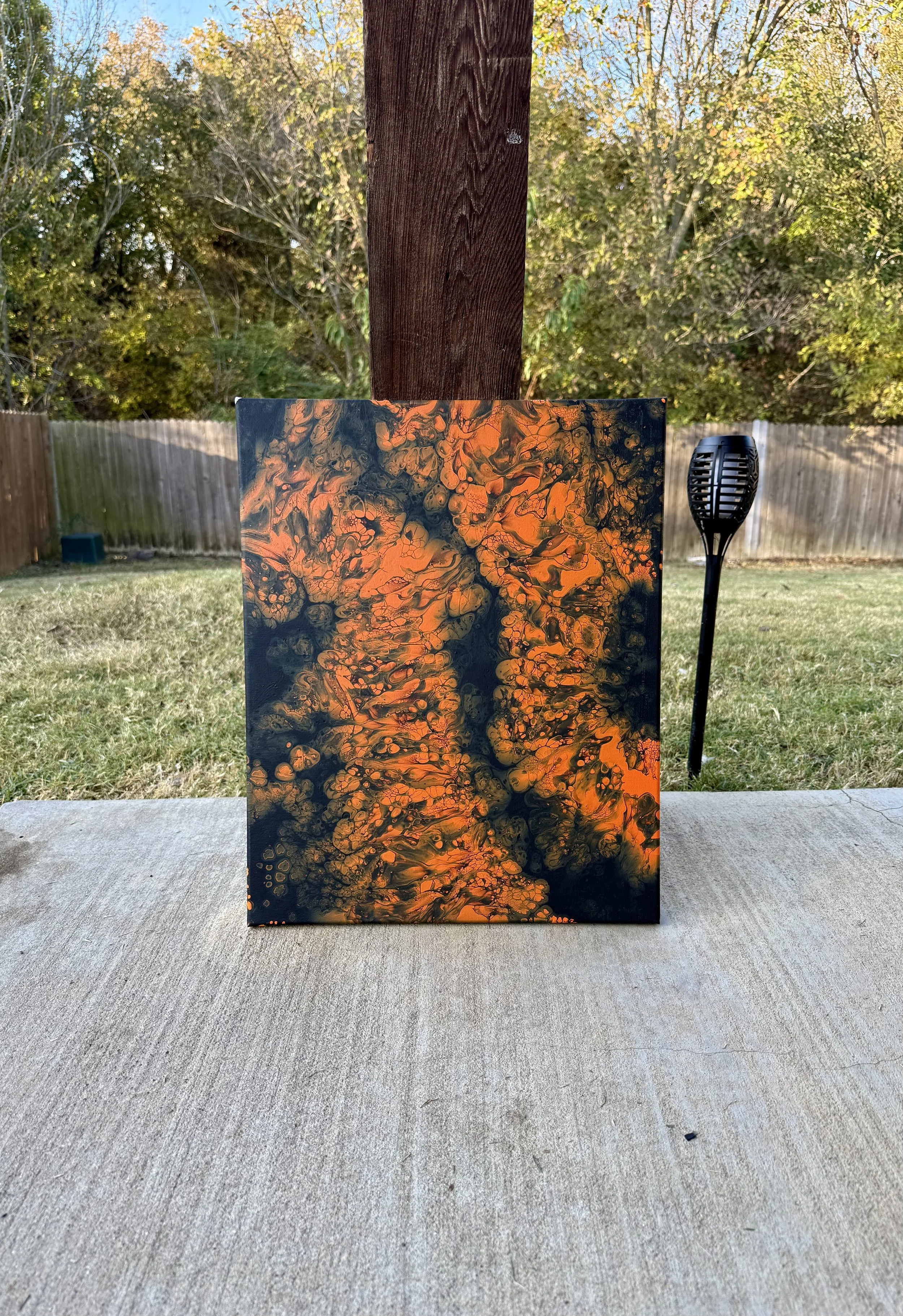 Inferno | Fluid Art Piece