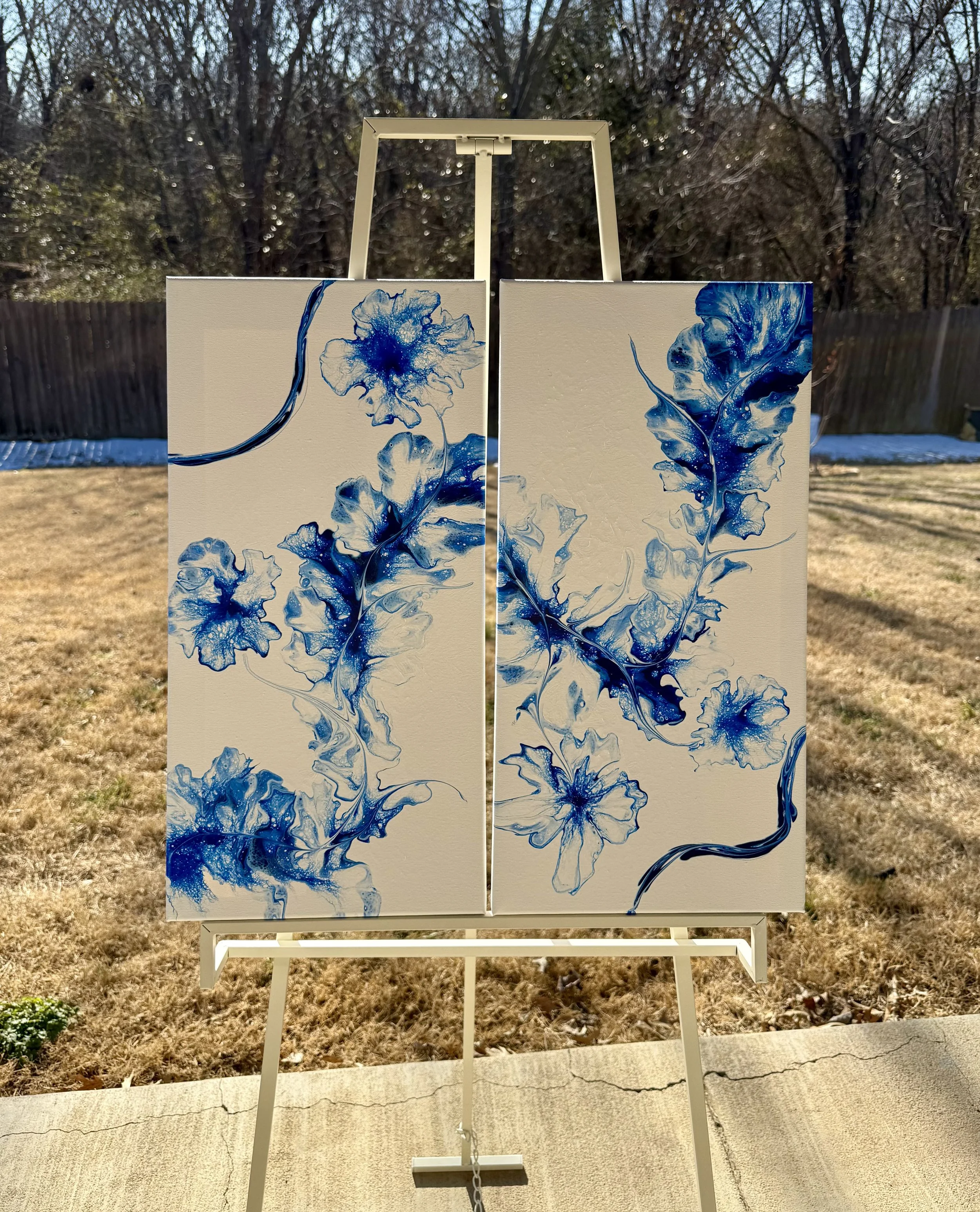 Feminine Side | Fluid Art Piece