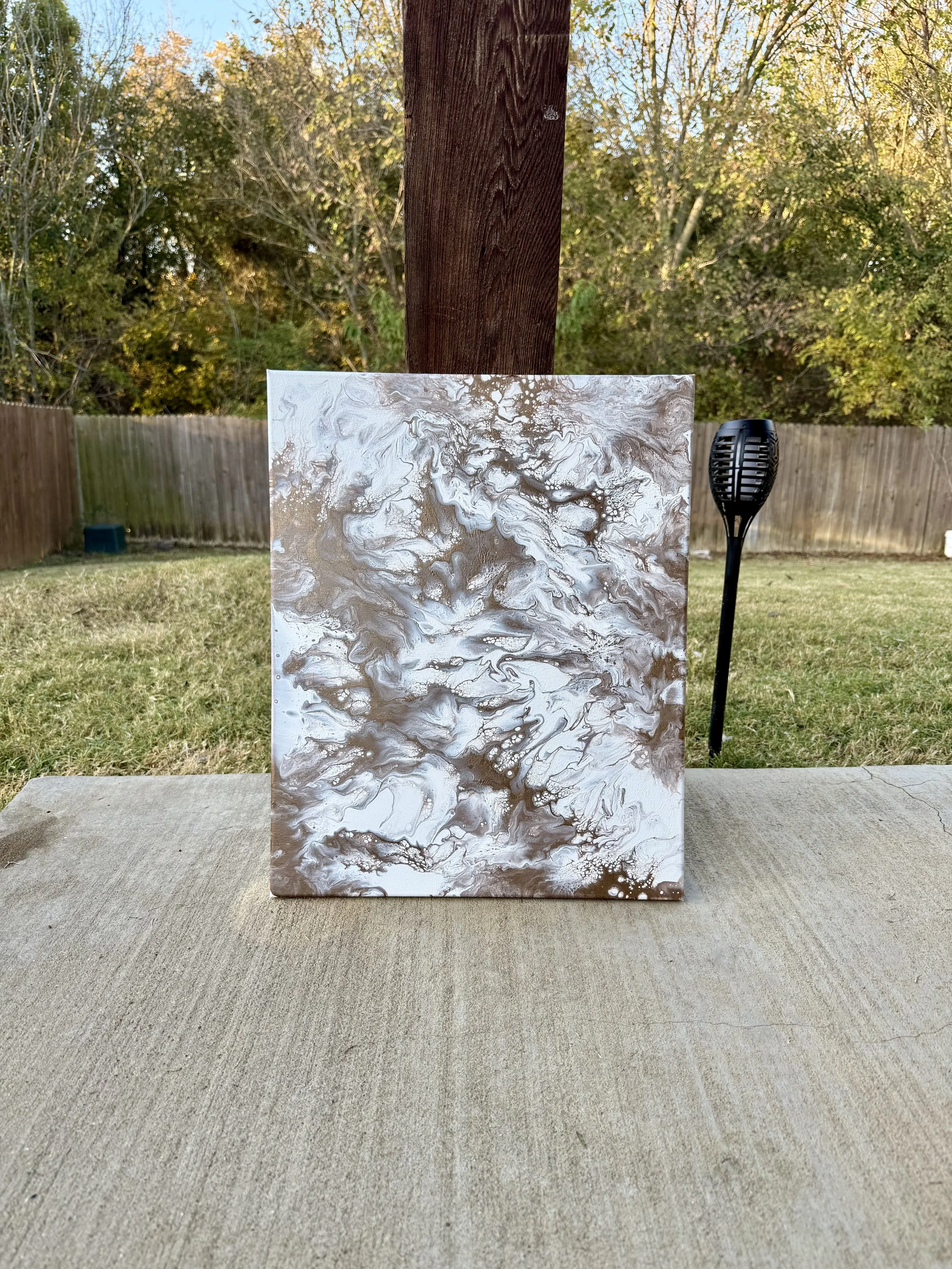 Gold Veins | Fluid Art Piece