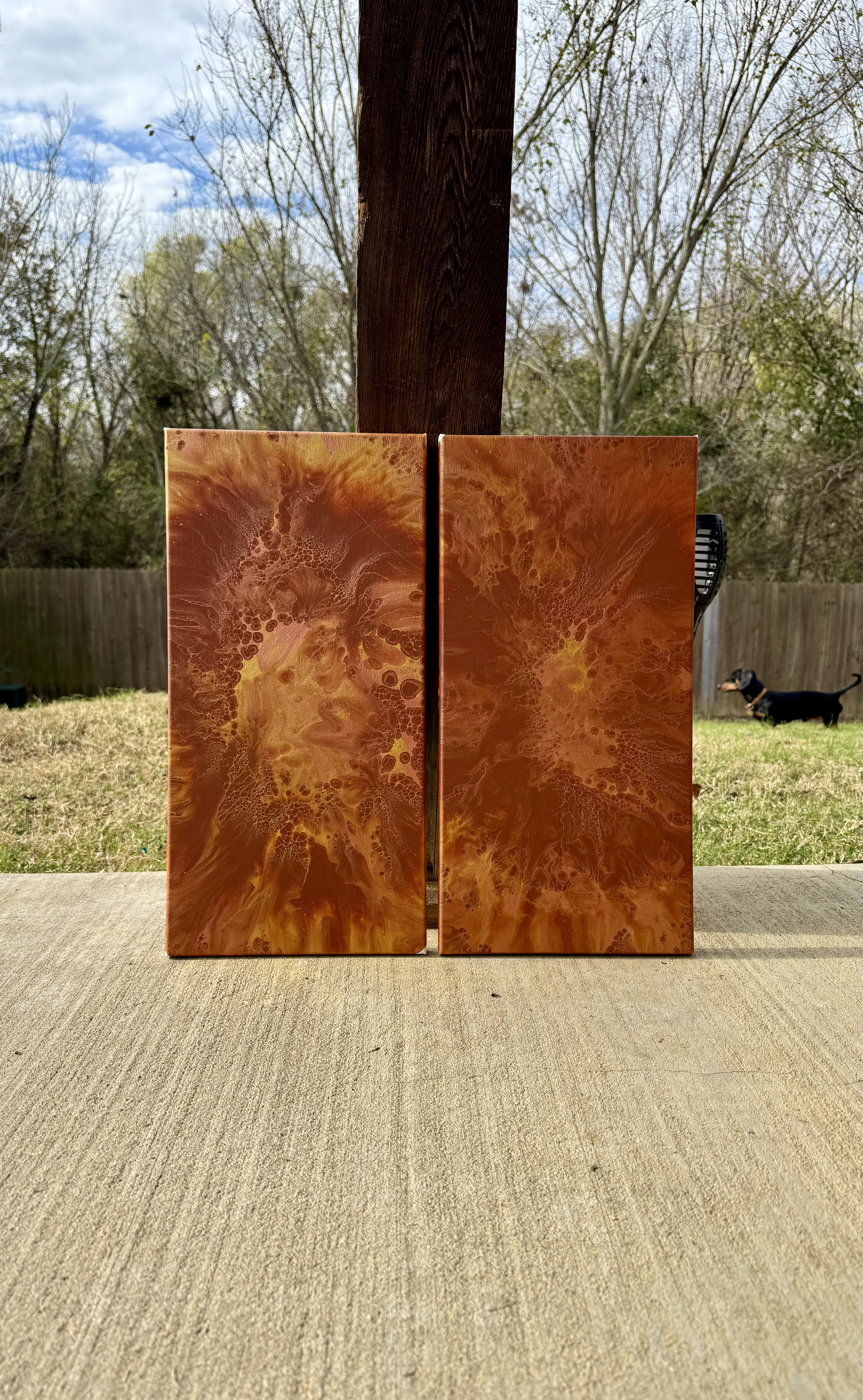 Heat Wave | Fluid Art Piece