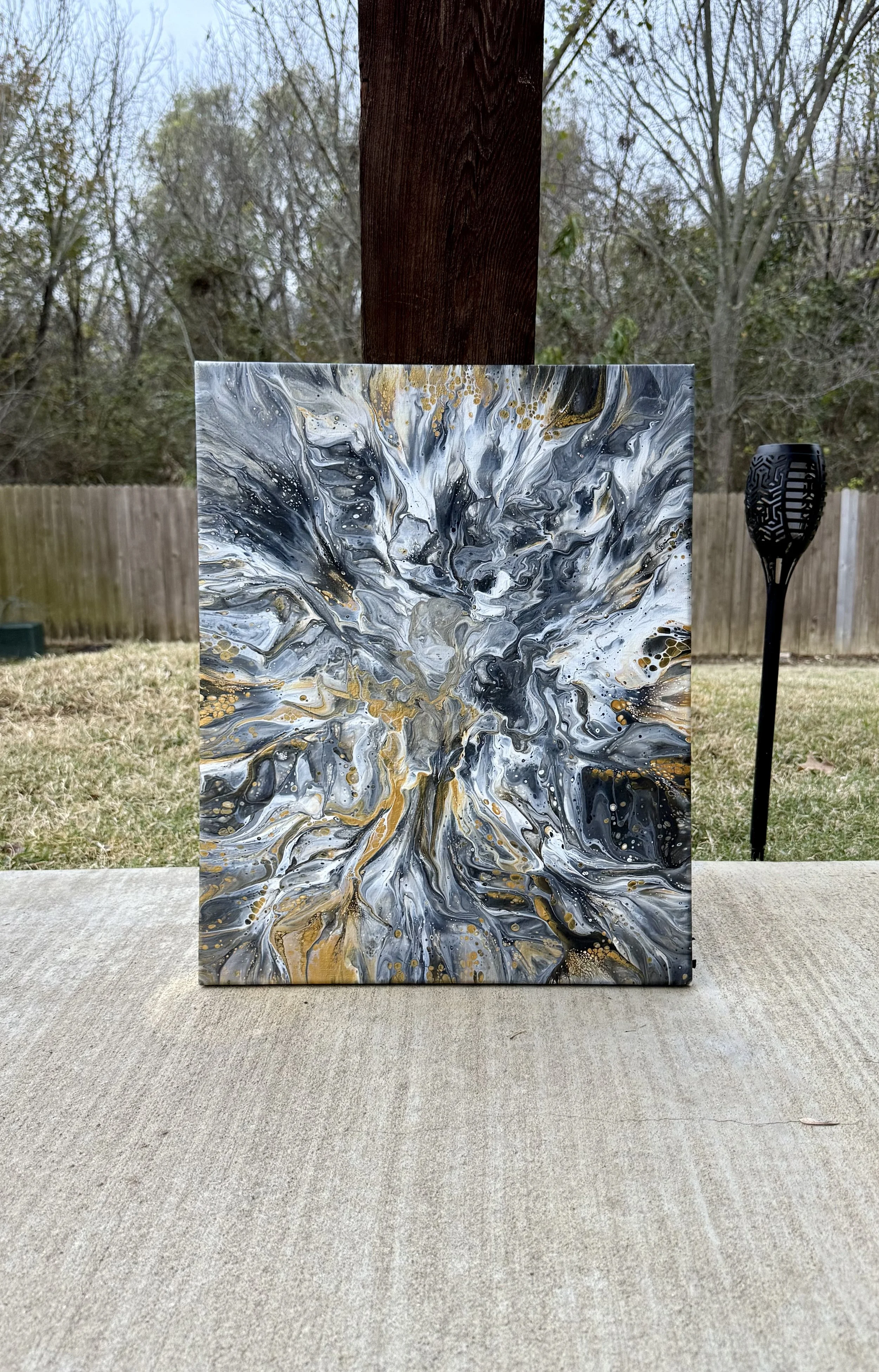 Bumblebee | Fluid Art Piece