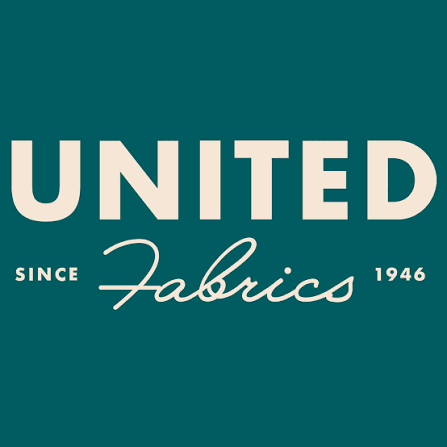 United Fabrics logo with text: Since 1946