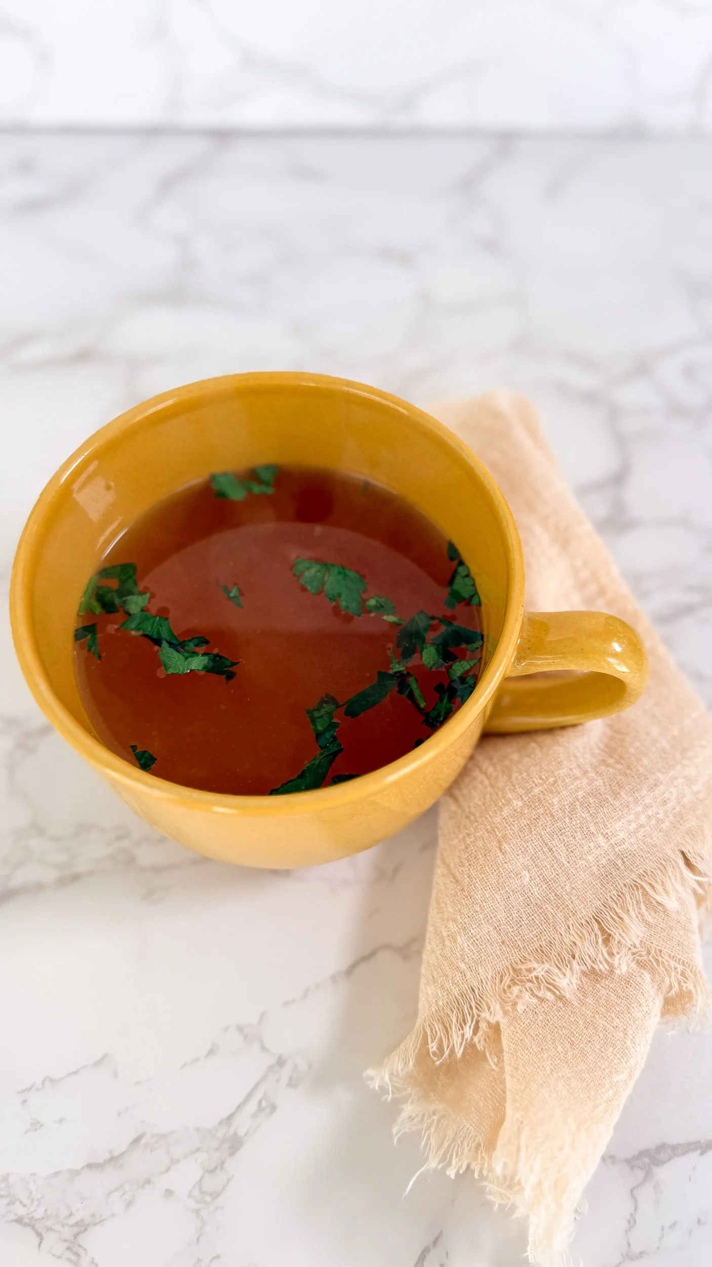 Lemon Ginger Broth (GLP-1 Recovery Recipe)