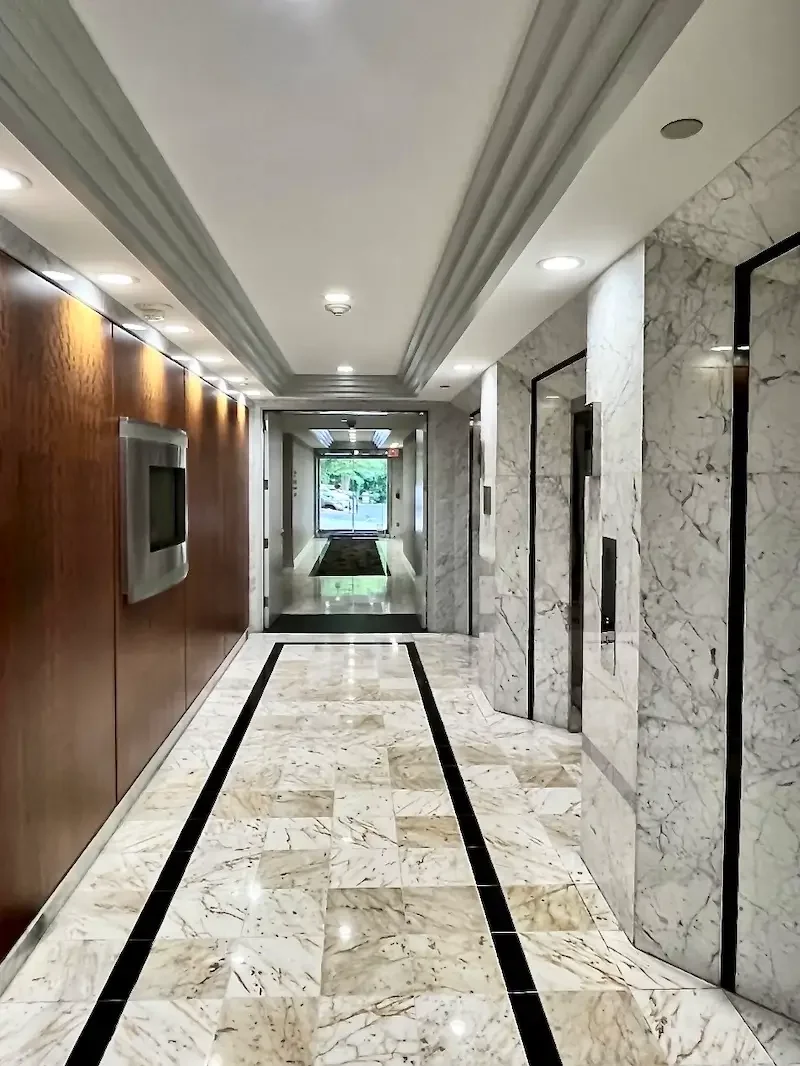 Class A office lobby renovation by RTL Construction Atlanta