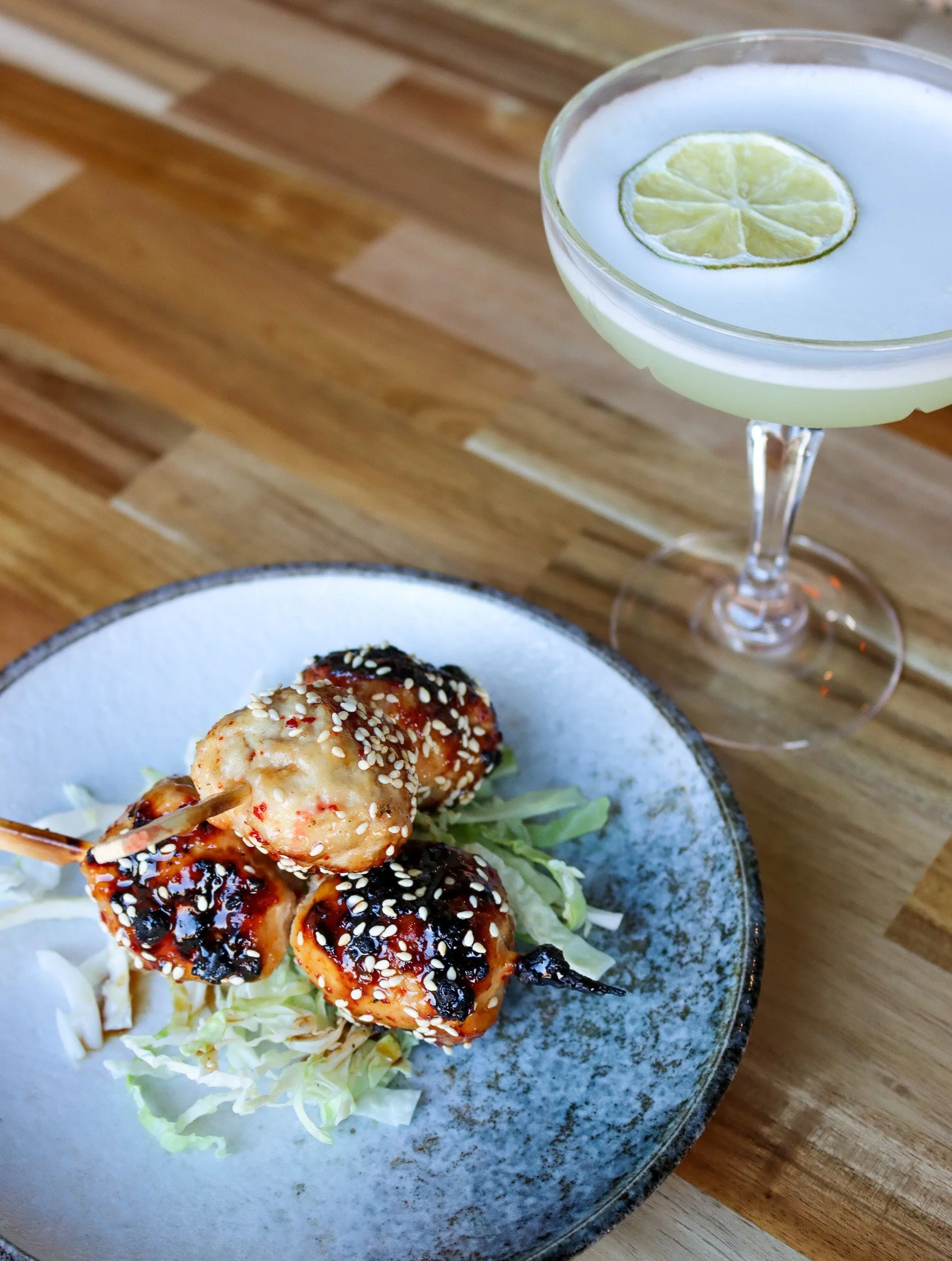 Chicken Meatball Skewers Cocktail