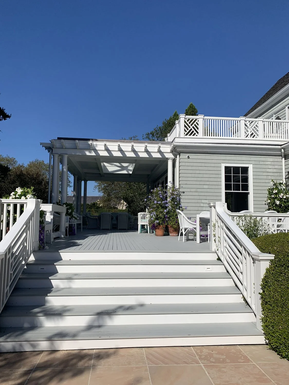 Lear Landscape- South Main St - deck-stairs-planters.jpg