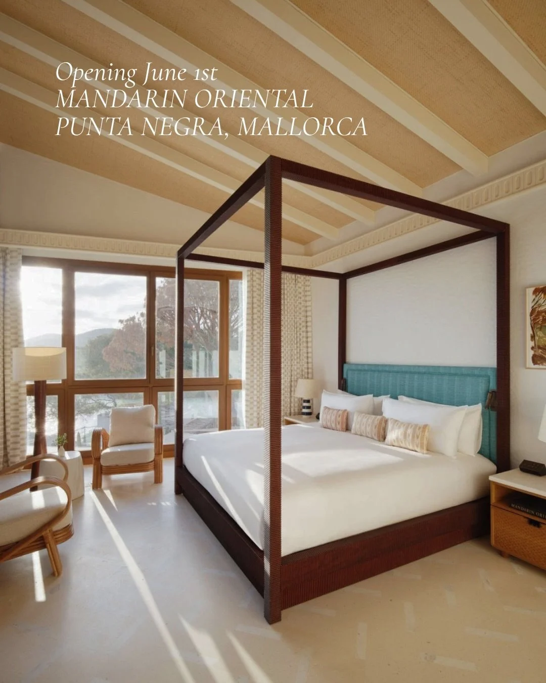 Opening June 1st. A new chapter on Mallorca&rsquo;s coastline.

Set above two secluded coves, surrounded by Aleppo pines and endless Mediterranean blues, Mandarin Oriental Punta Negra, Mallorca introduces a quieter expression of luxury. Just 131 room