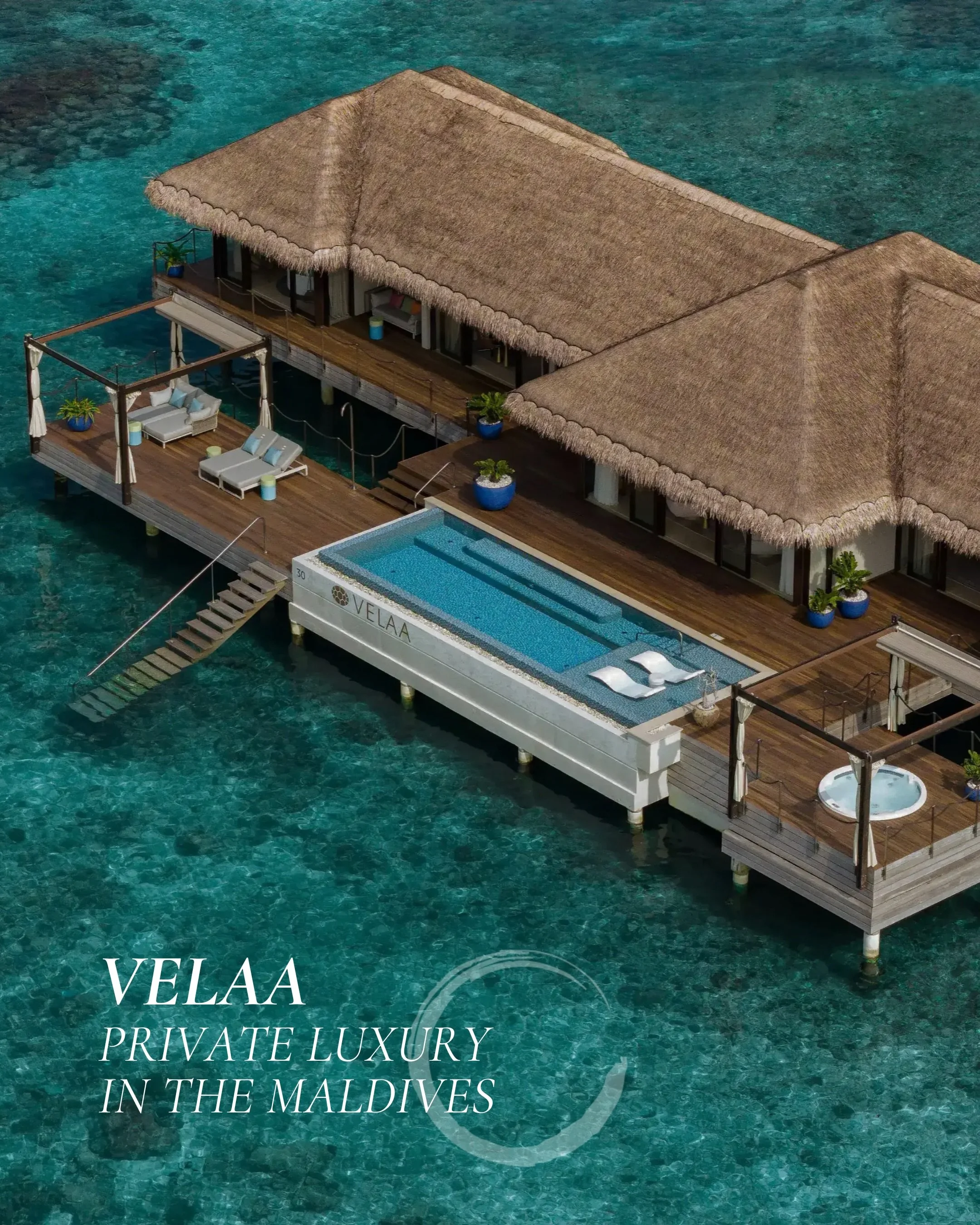 At Velaa Private Island, privacy takes on an entirely new meaning. Surrounded by the turquoise waters of the Maldives, the island offers a deeply personal experience shaped by quiet luxury, refined design, and effortless seclusion.

From expansive ov