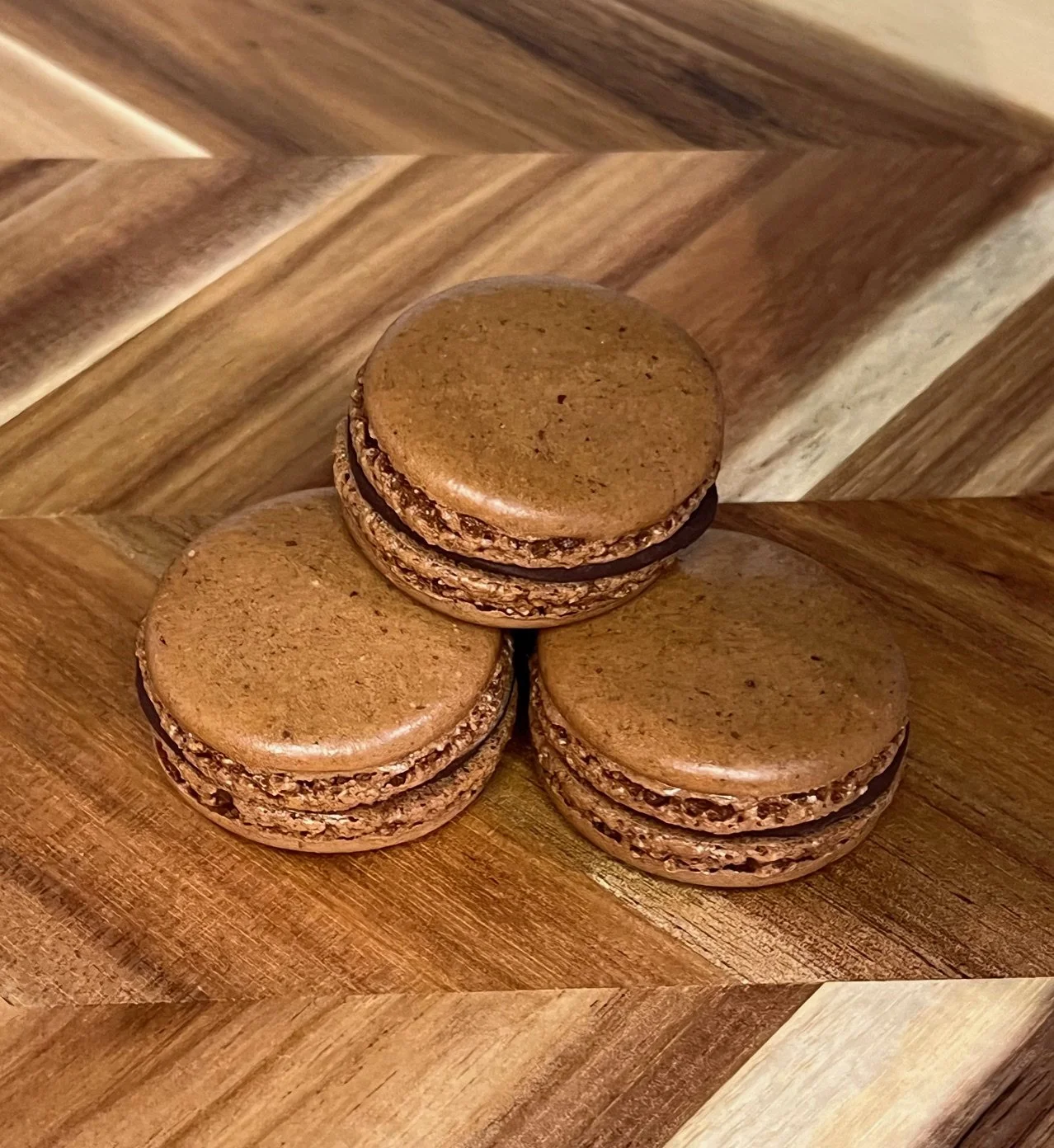 Double Chocolate Ganache Macarons