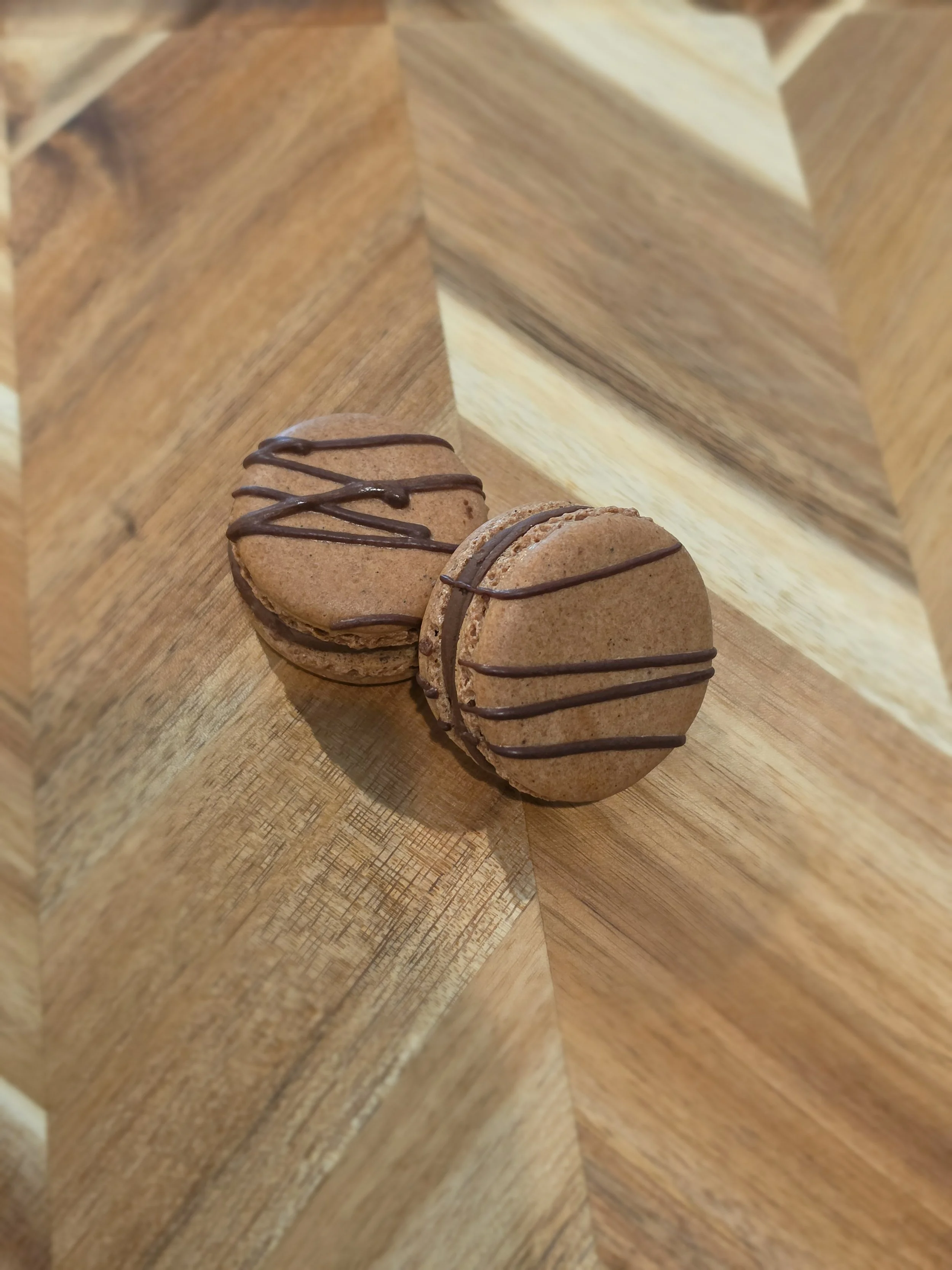 Chocolate Ganache and Salted Caramel Macaron