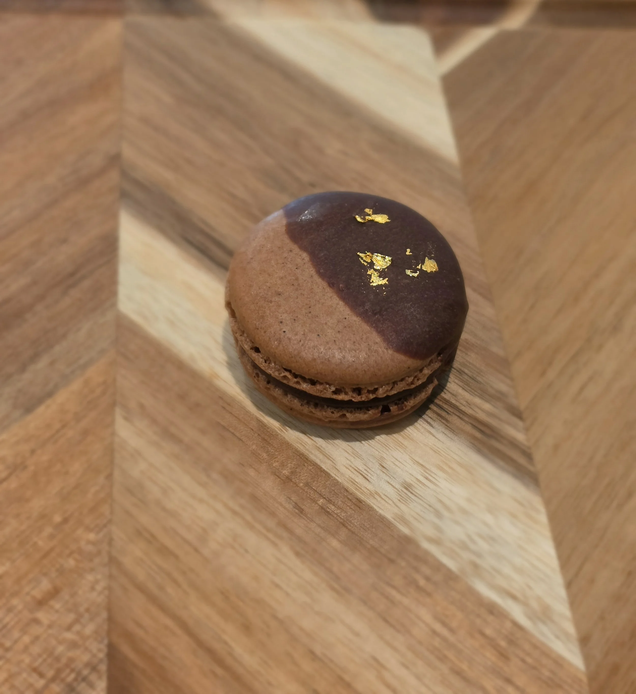 Double Chocolate Ganache Macarons