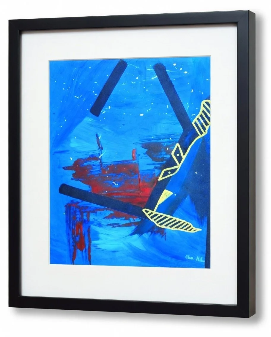 WOUNDS AND AUTONOMOUS DYNAMICS OF RECOVERY:
2026, Mixed media on 250 gsm high-tooth paper, 29X42 CM