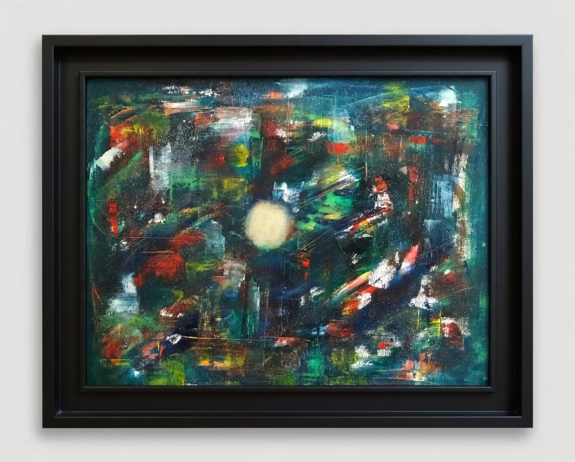 THE ARCHAIC VOICE: 
2019, Mixed media on canvas, 50X40 CM