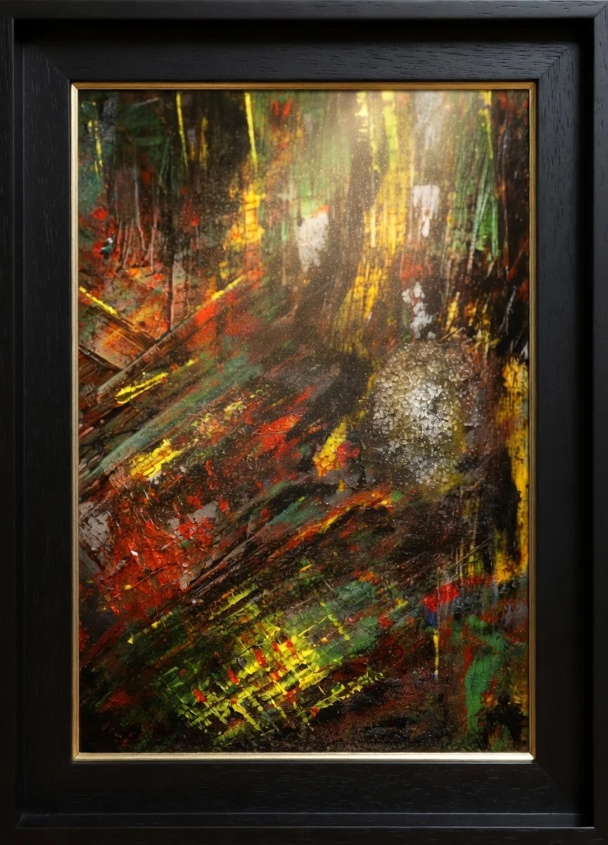 STORM OF STIMULI:
2019, Mixed media on canvas, 25X35 CM