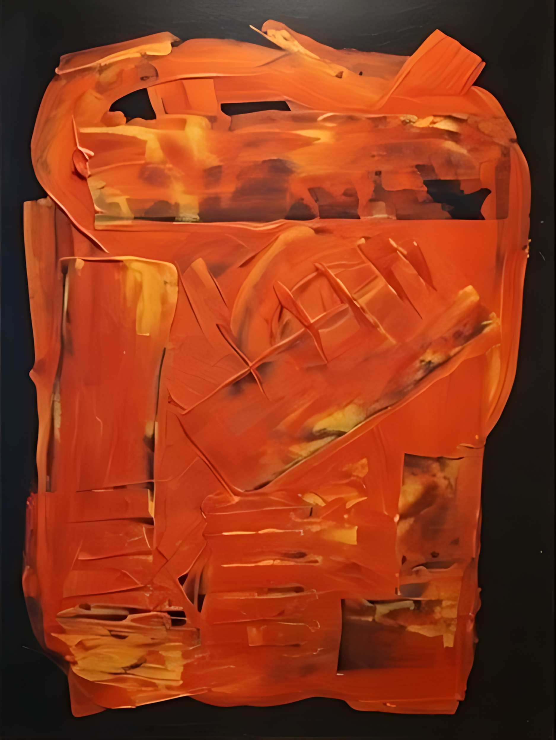 Tetrachromatic Solitude_abstract painting