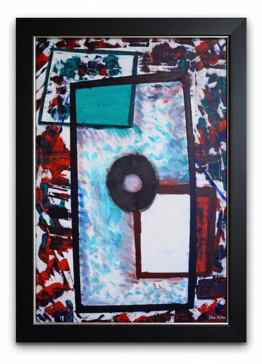 CHAOS & ORDER: 
2019-26, Mixed media on canvas, 50X70 CM