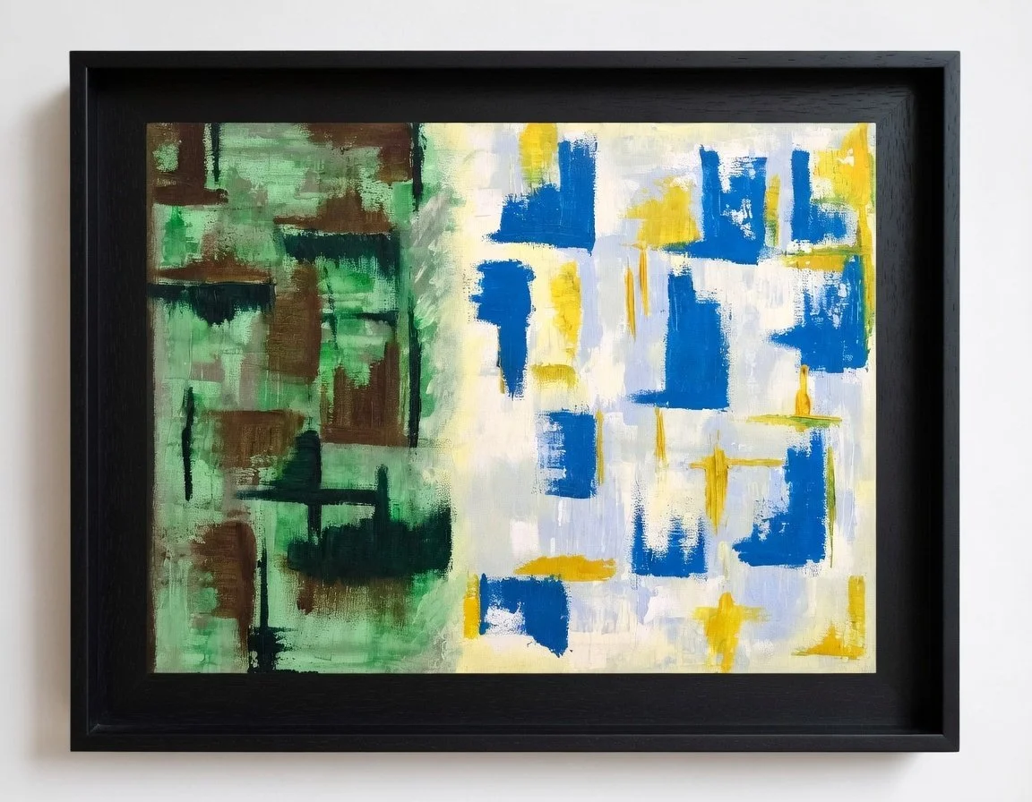 DIFFERENT PATHS - NO CONNECTION: 
2019, Oil on canvas, 50X40 CM
