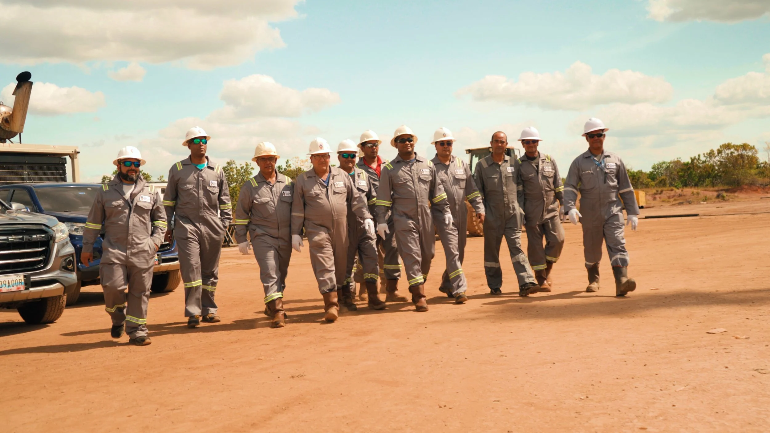 Obreros de petróleo