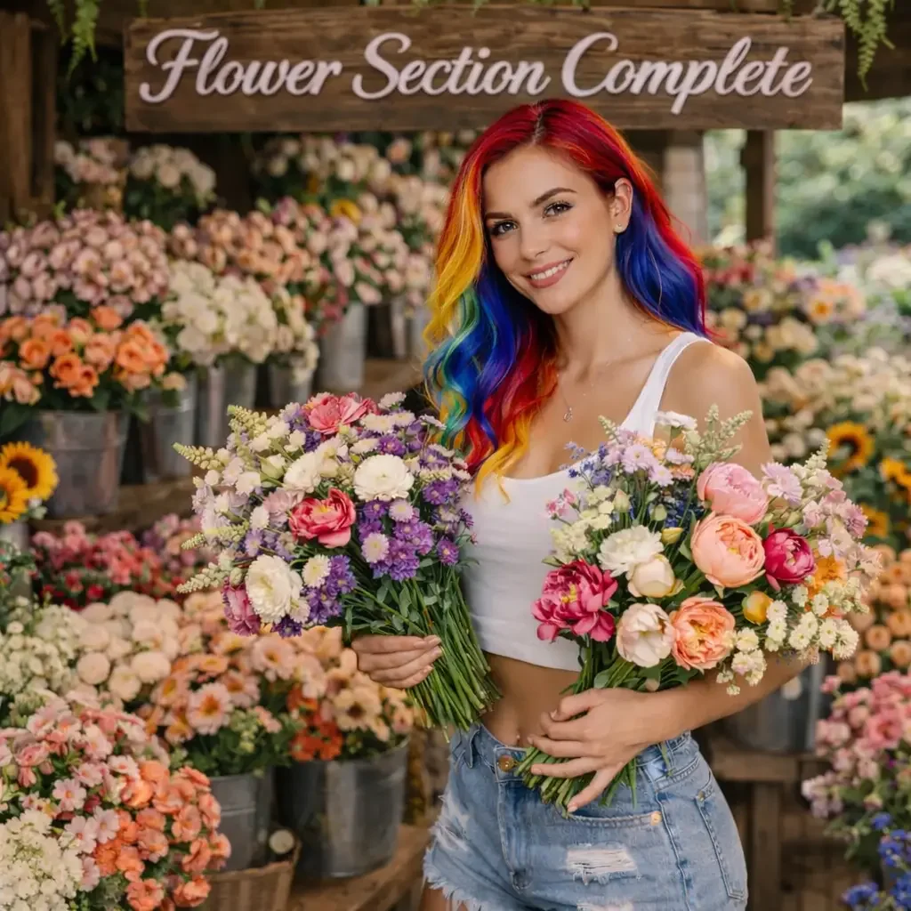 The Flower Section Is Done!